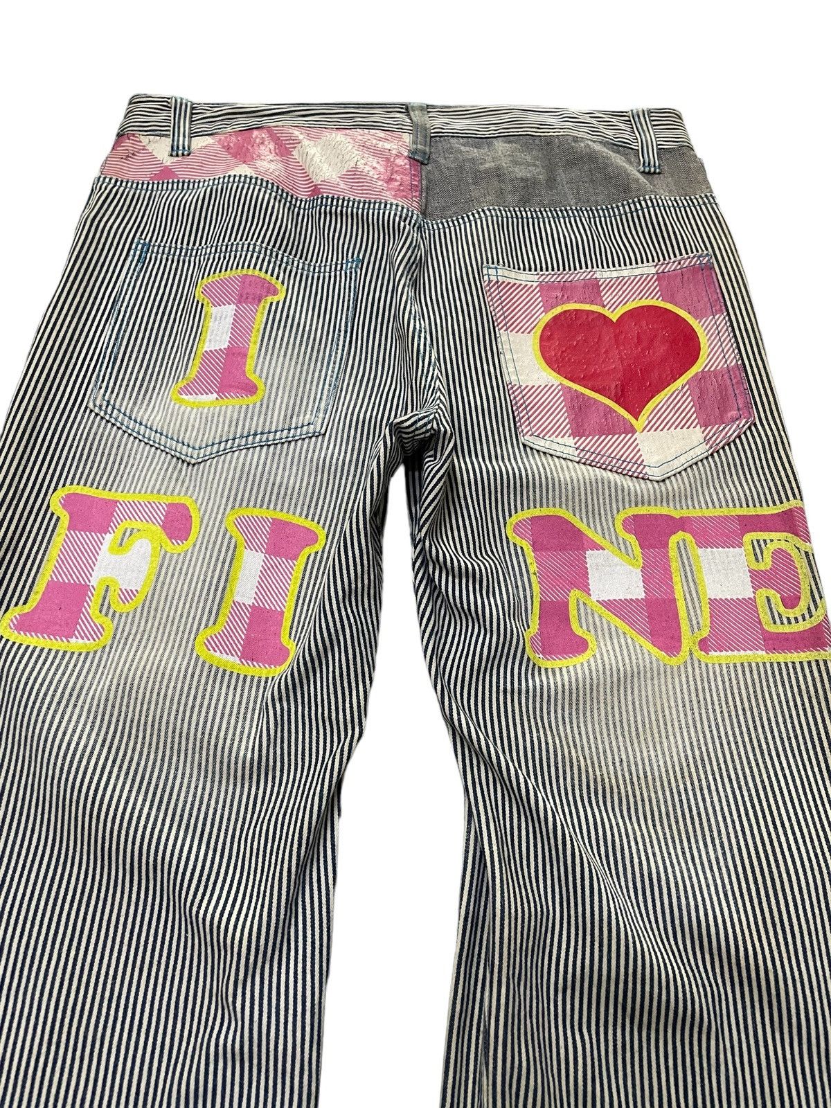 Hysteric Glamour Clone Devgru Hickory Stripe Love Surf Denim Pants Size US 34 / EU 50 - 16 Thumbnail