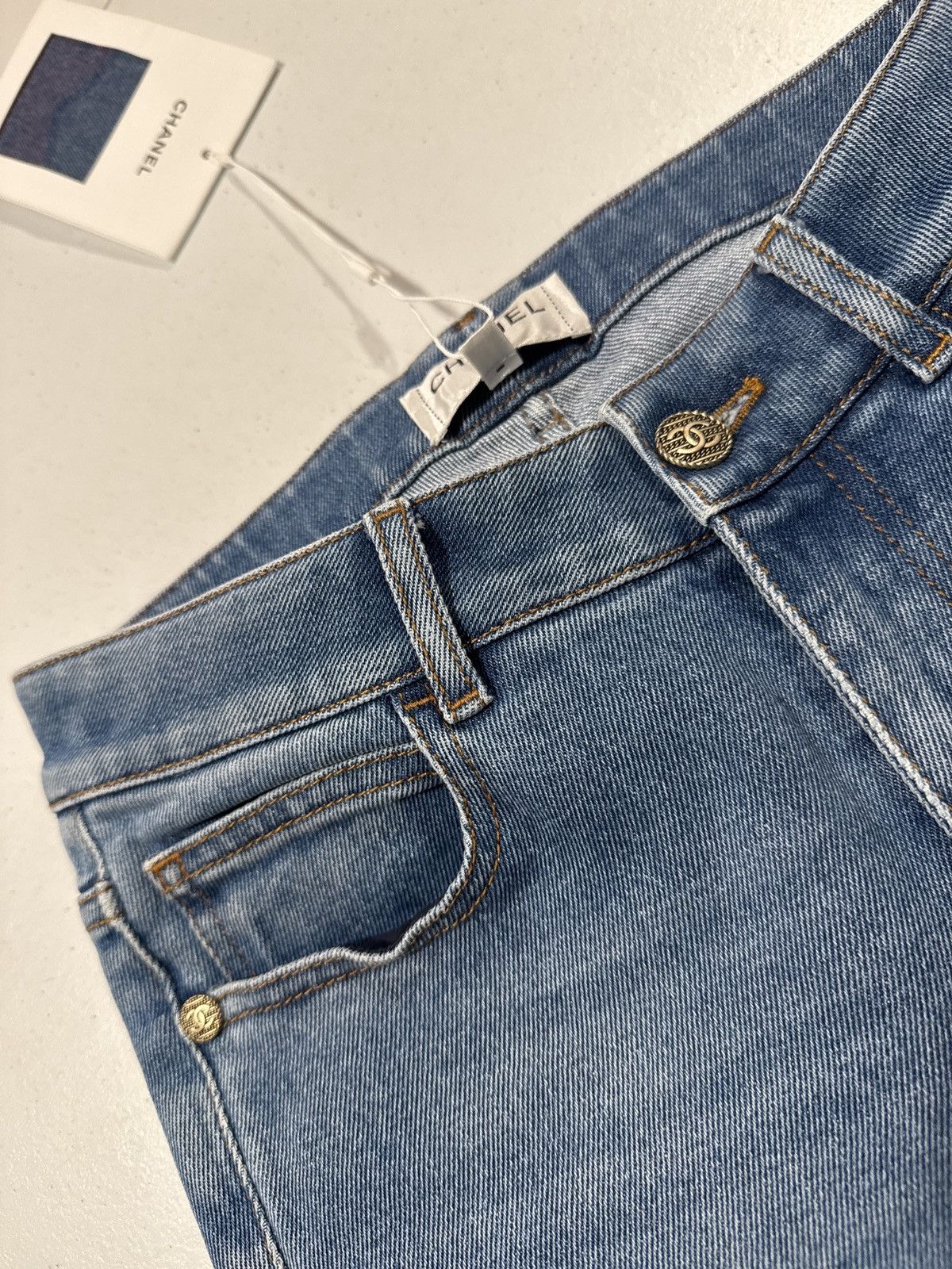 Chanel Chanel denim size 34 Size 24" / US 00 / IT 34 - 1 Thumbnail