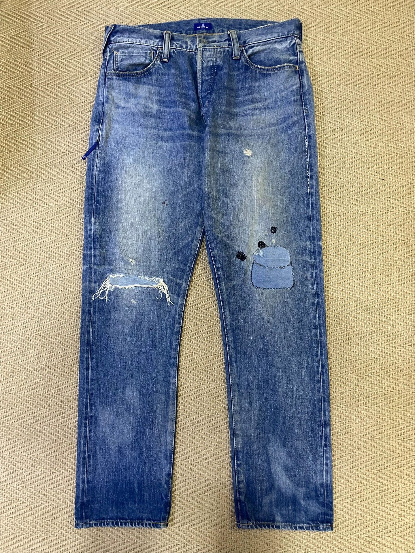 Fragment Design Fragment x Vanquish Denim Slash Oil Wash Distressed W32 Size US 32 / EU 48 - 1 Thumbnail