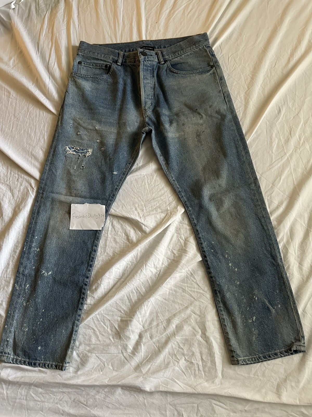 John Elliott John Elliott Denim Size US 30 / EU 46 - 1 Thumbnail