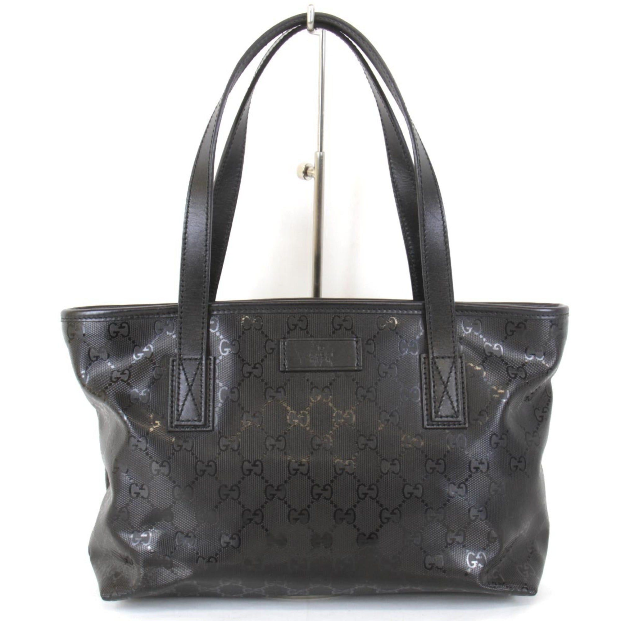 image of Gucci Implement 211138 Tote Bag Pvc Black Ladies, Women's