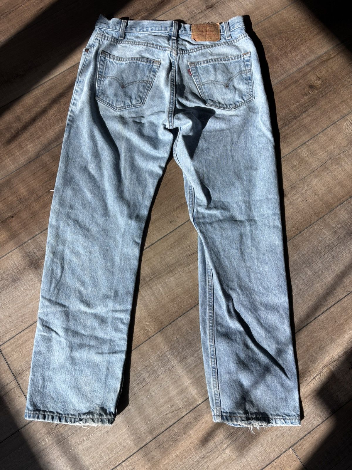 Levi's × Levi's Vintage Clothing × Vintage Distressed Vintage 00s Levi’s 505 Jeans Size US 34 / EU 50 - 2 Thumbnail