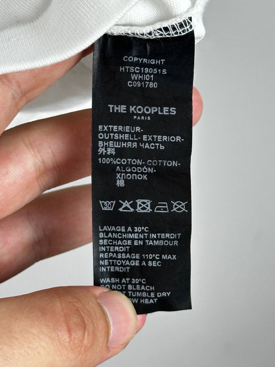 The Kooples The Kooples Streetwear White Basic T Shirt Size US L / EU 52-54 / 3 - 9 Thumbnail