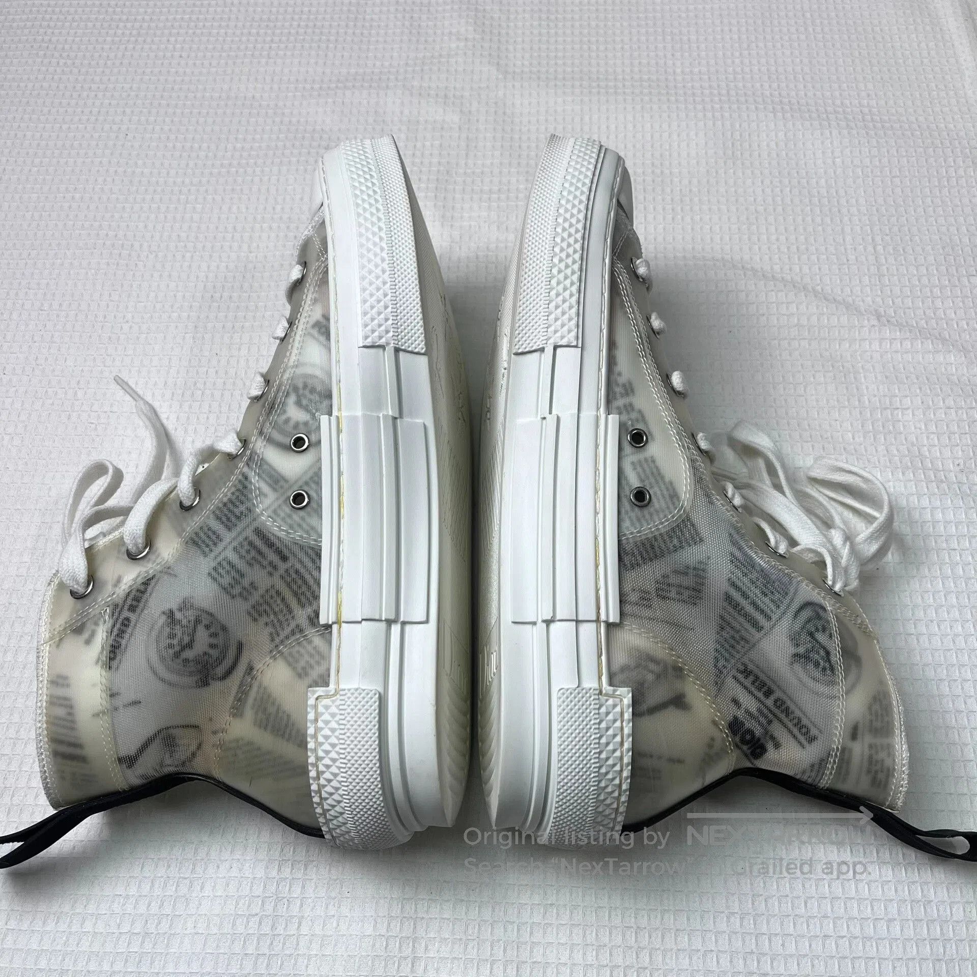 Dior Dior B23 High-Top Sneakers. Size US 7 / EU 40 - 3 Thumbnail