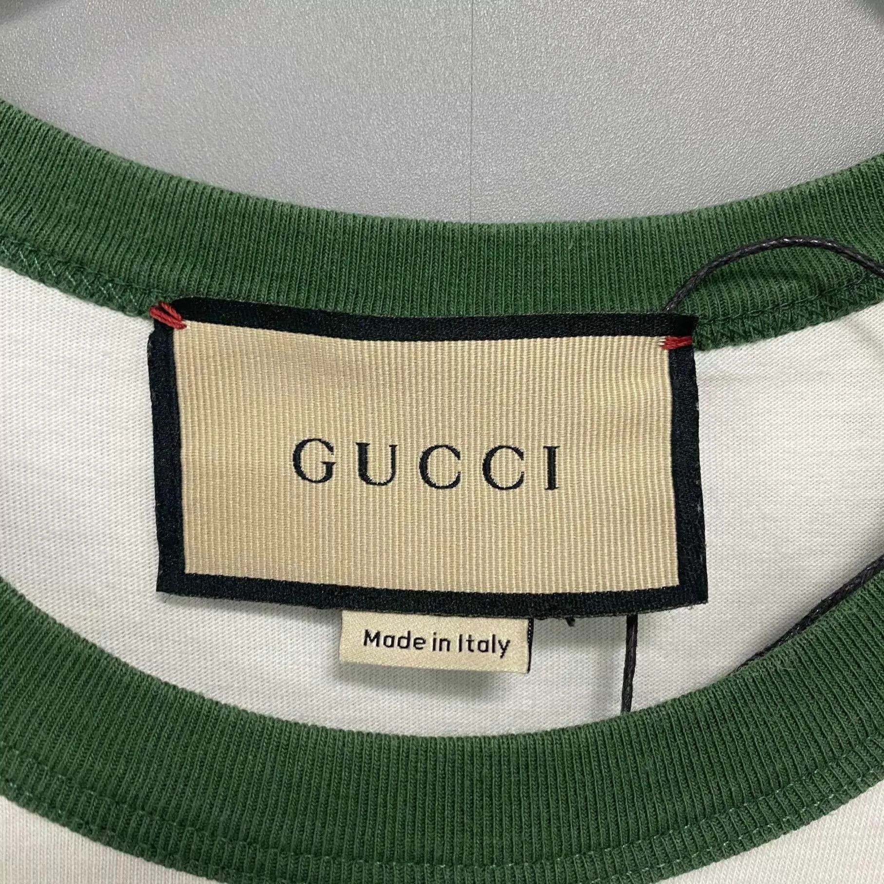 Gucci GUCCI Off-White College Short Sleeve Top S 95 New Size US S / EU 44-46 / 1 - 5 Thumbnail