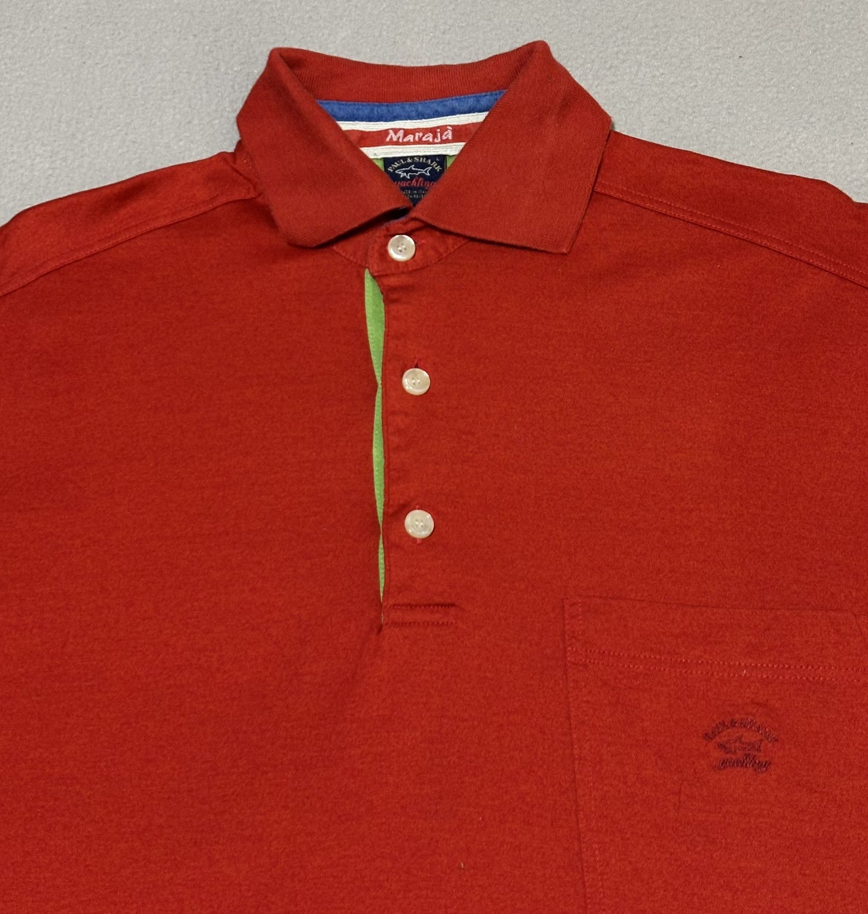 Paul & Shark Paul & Shark Yachting Maraja Red Polo Large Size US L / EU 52-54 / 3 - 7 Thumbnail