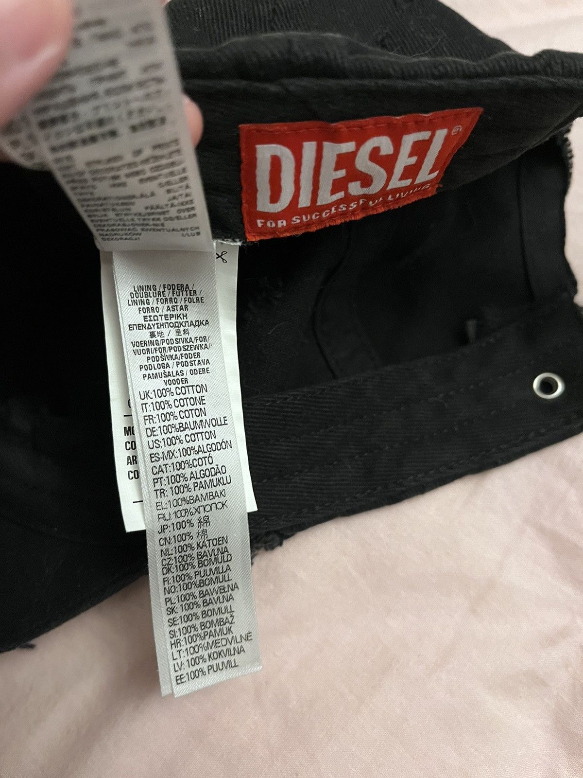 Diesel C-Ewan logo-print cap Size ONE SIZE - 5 Thumbnail