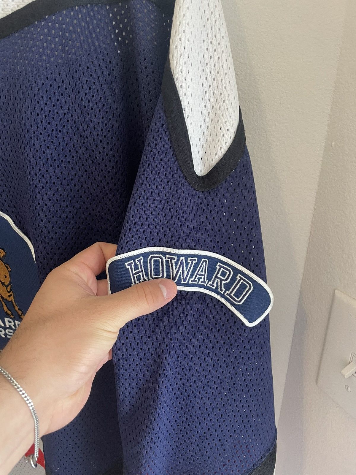 Vintage Vintage 90s Howard university HBCU hockey jersey Size US XL / EU 56 / 4 - 4 Thumbnail