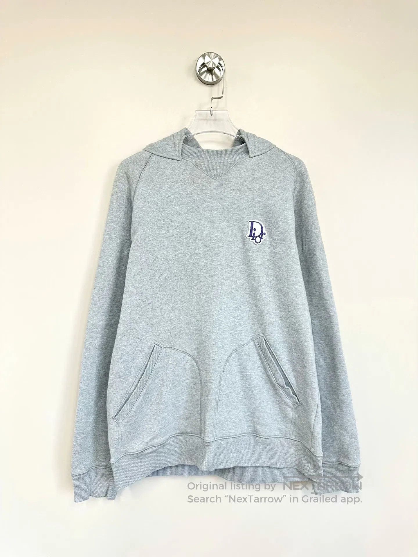 Dior Dior Light grey lining hidden pattern old flower print emb Size US L / EU 52-54 / 3 - 1 Thumbnail