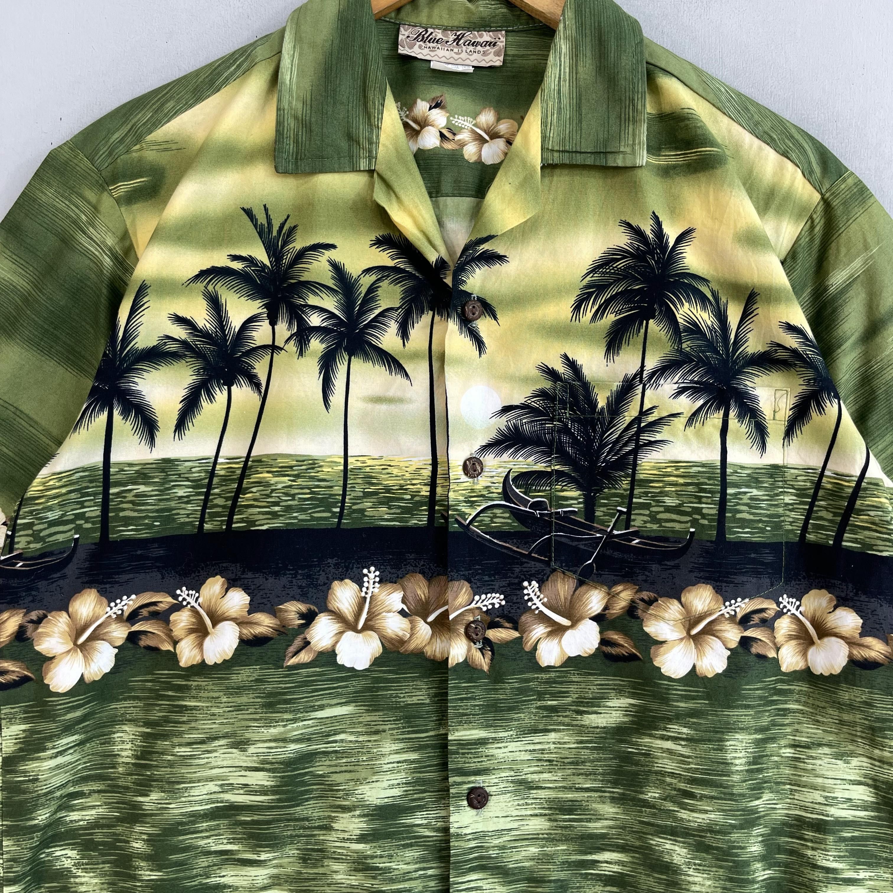 Japanese Brand × Vintage Vintage Hawaiian Island Beach Surf Floral Motive Button Up Size US M / EU 48-50 / 2 - 2 Thumbnail