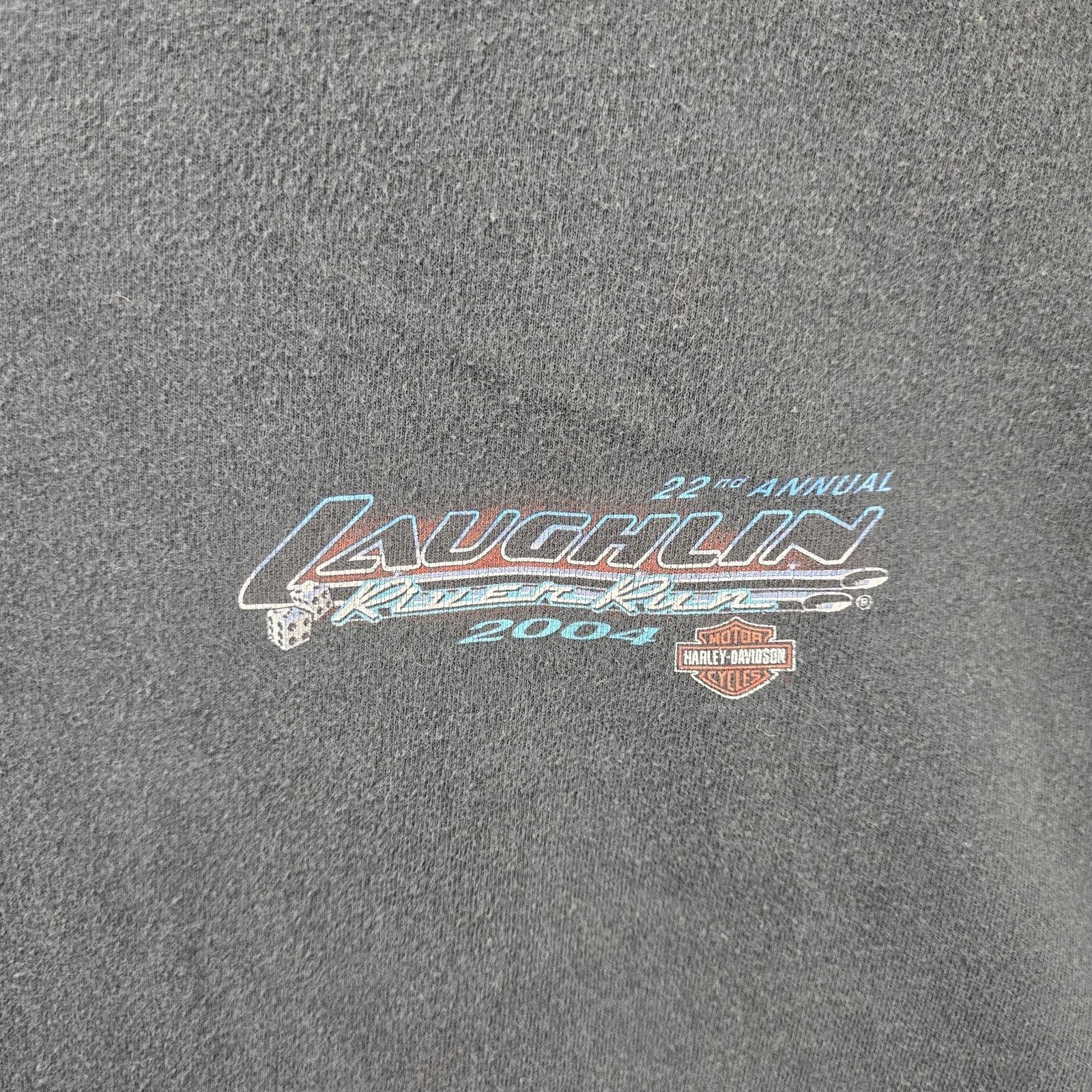 Harley Davidson Vintage Harley Davidson Shirt L Laughlin River Run 2004 Y2K Size US L / EU 52-54 / 3 - 5 Thumbnail