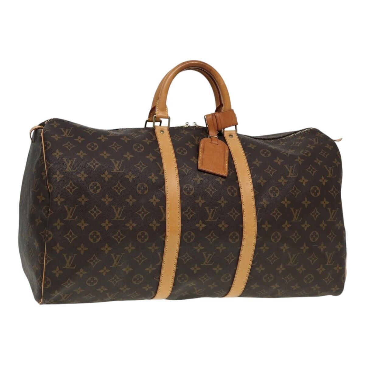 Louis Vuitton LOUIS VUITTON Monogram Keepall 55 Boston Bag Size ONE SIZE - 1 Thumbnail