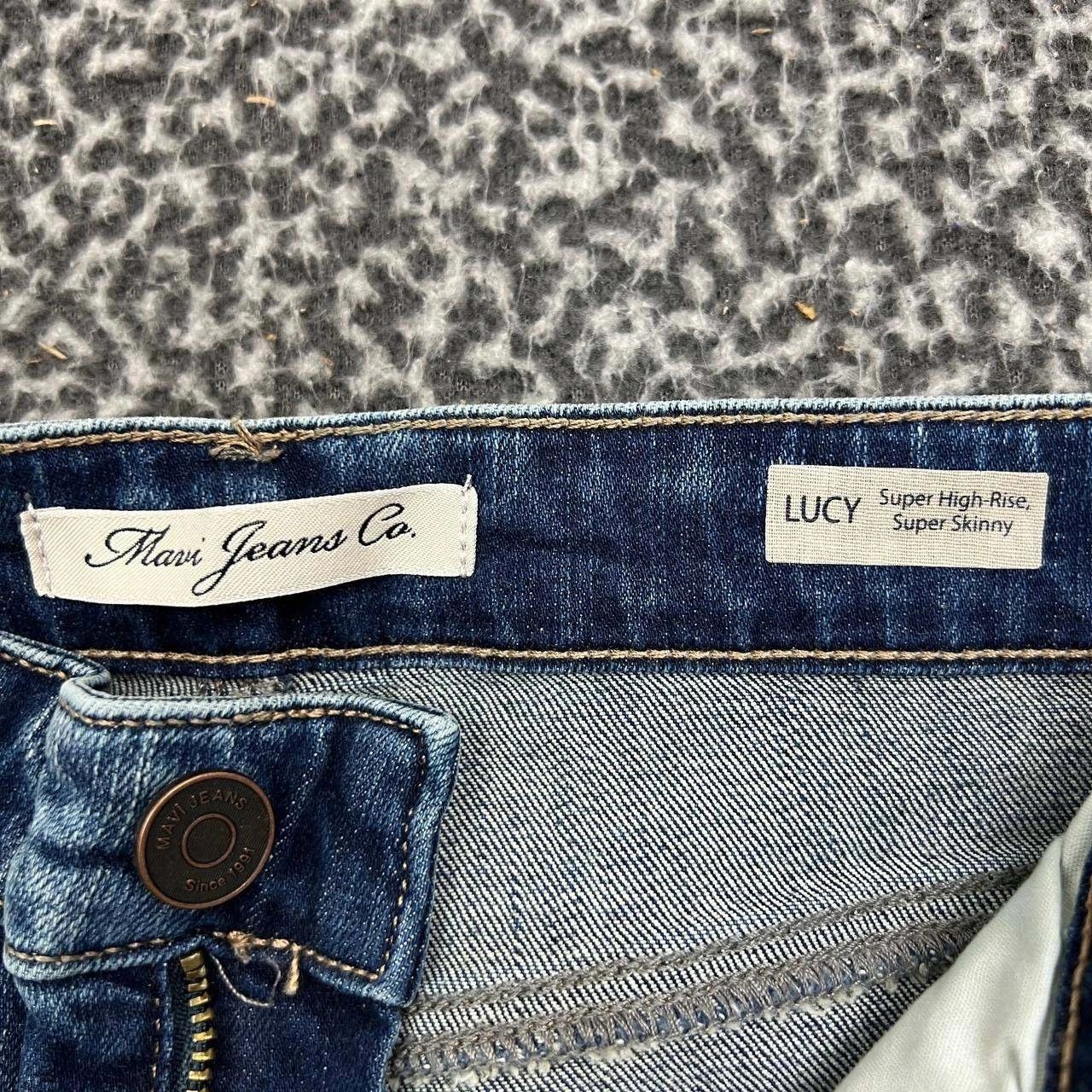 Mavi Mavi Lucy Jeans Women 25x30 Super High Rise Pants Denim Size 27" / US 4 / IT 40 - 8 Thumbnail