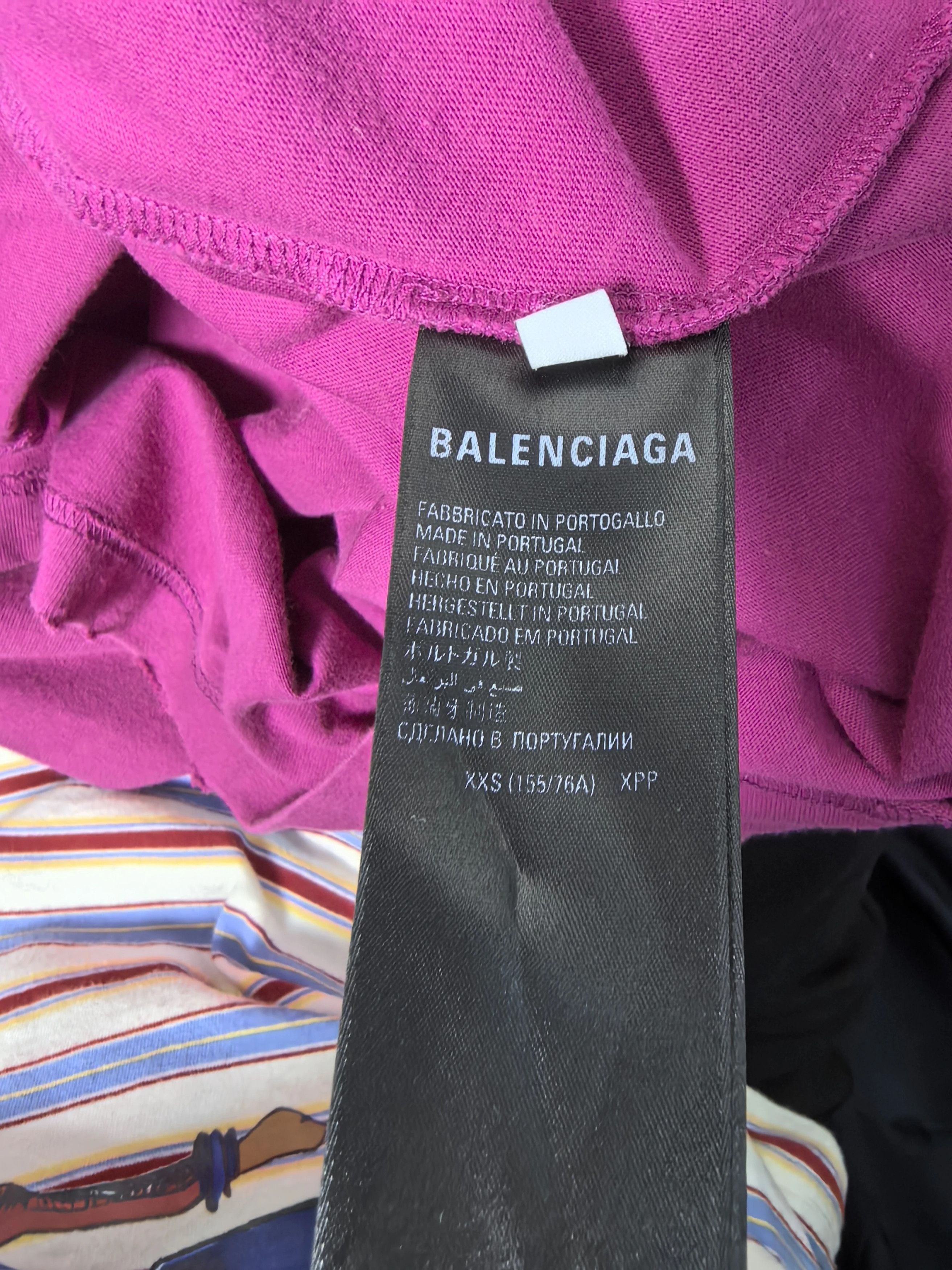 Balenciaga Balenciaga Washed Distressed Short Sleeve Size XXS / US 00 / IT 34 - 5 Thumbnail
