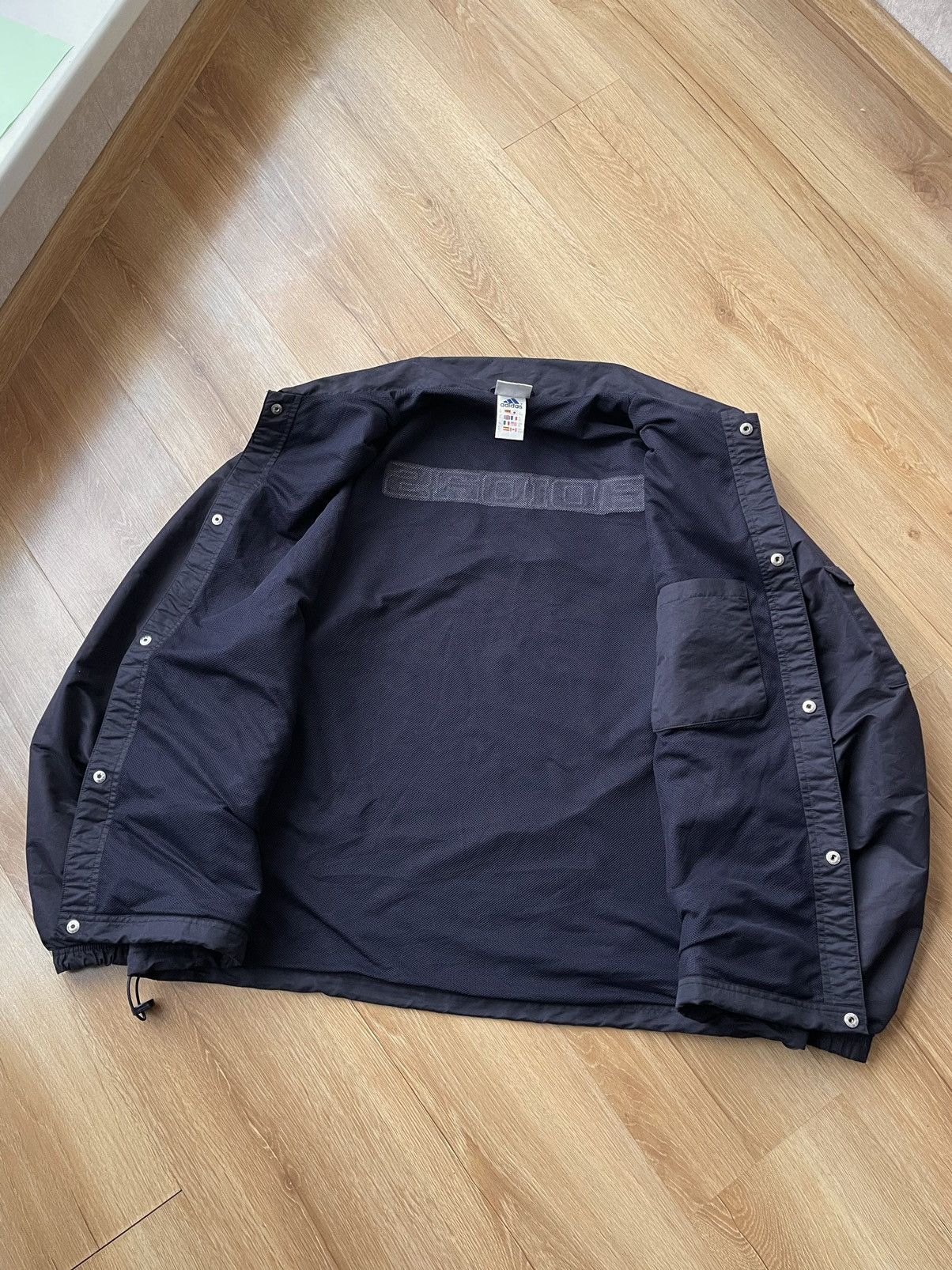 Adidas 90s Vintage Adidas Logo Oversized Coach Bomber Jacket Size US XL / EU 56 / 4 - 12 Thumbnail