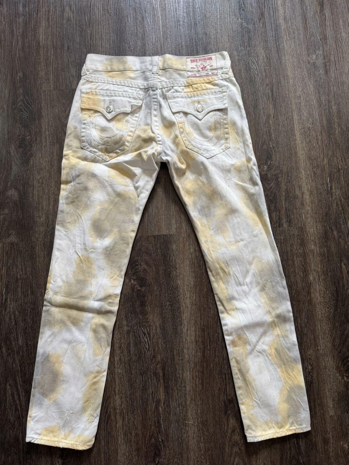 True Religion True Religion Bleached Jeans Size US 32 / EU 48 - 2 Thumbnail