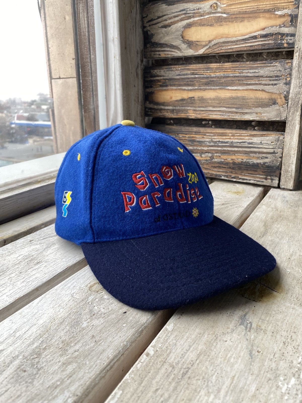 Vintage Vintage 2000s Snow Paradise Ski Team Fleece Cap Size ONE SIZE - 1 Thumbnail