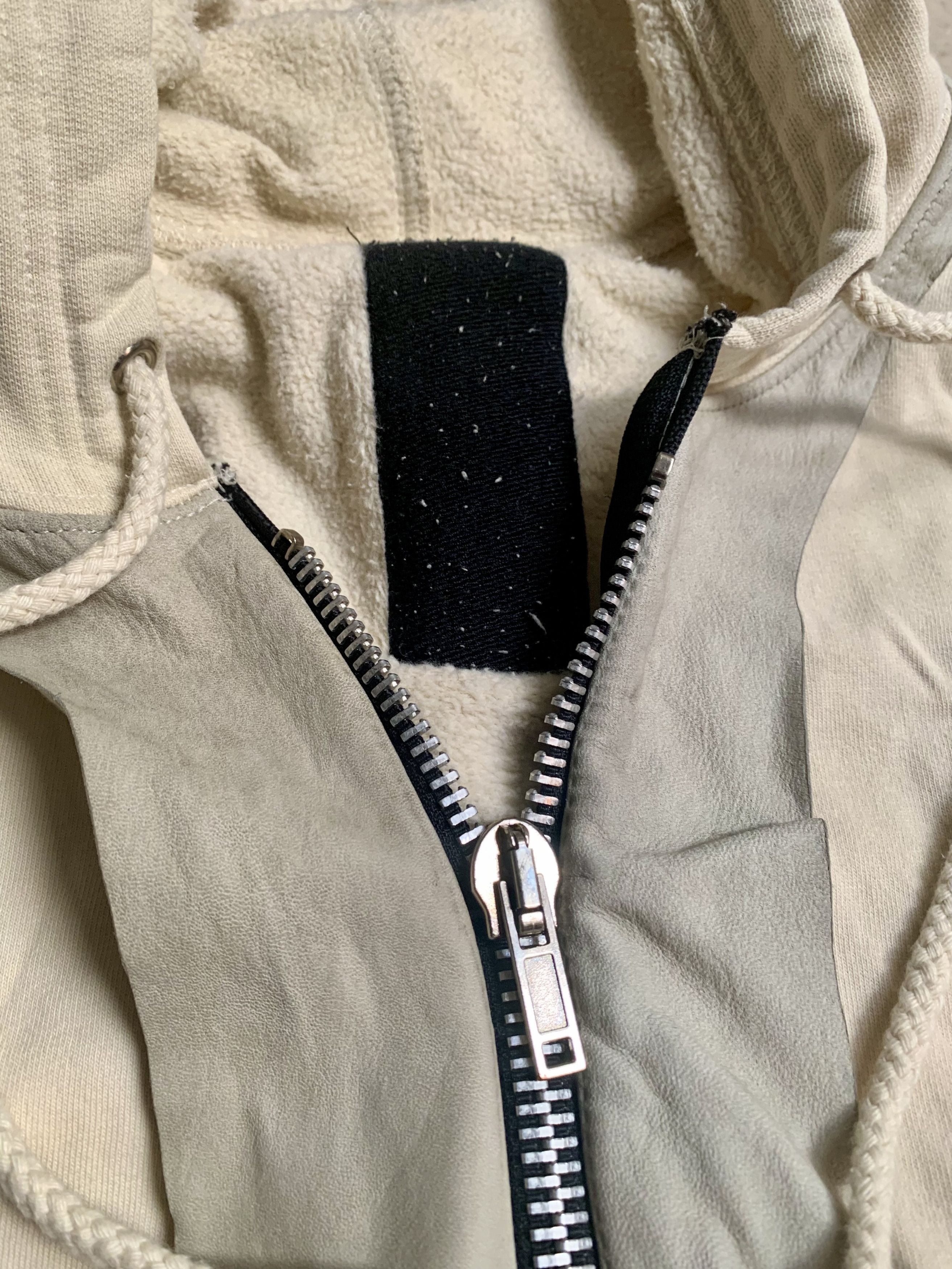 Rick Owens Rick Owens SLAB Layered Leather Hoodie Size US M / EU 48-50 / 2 - 3 Thumbnail
