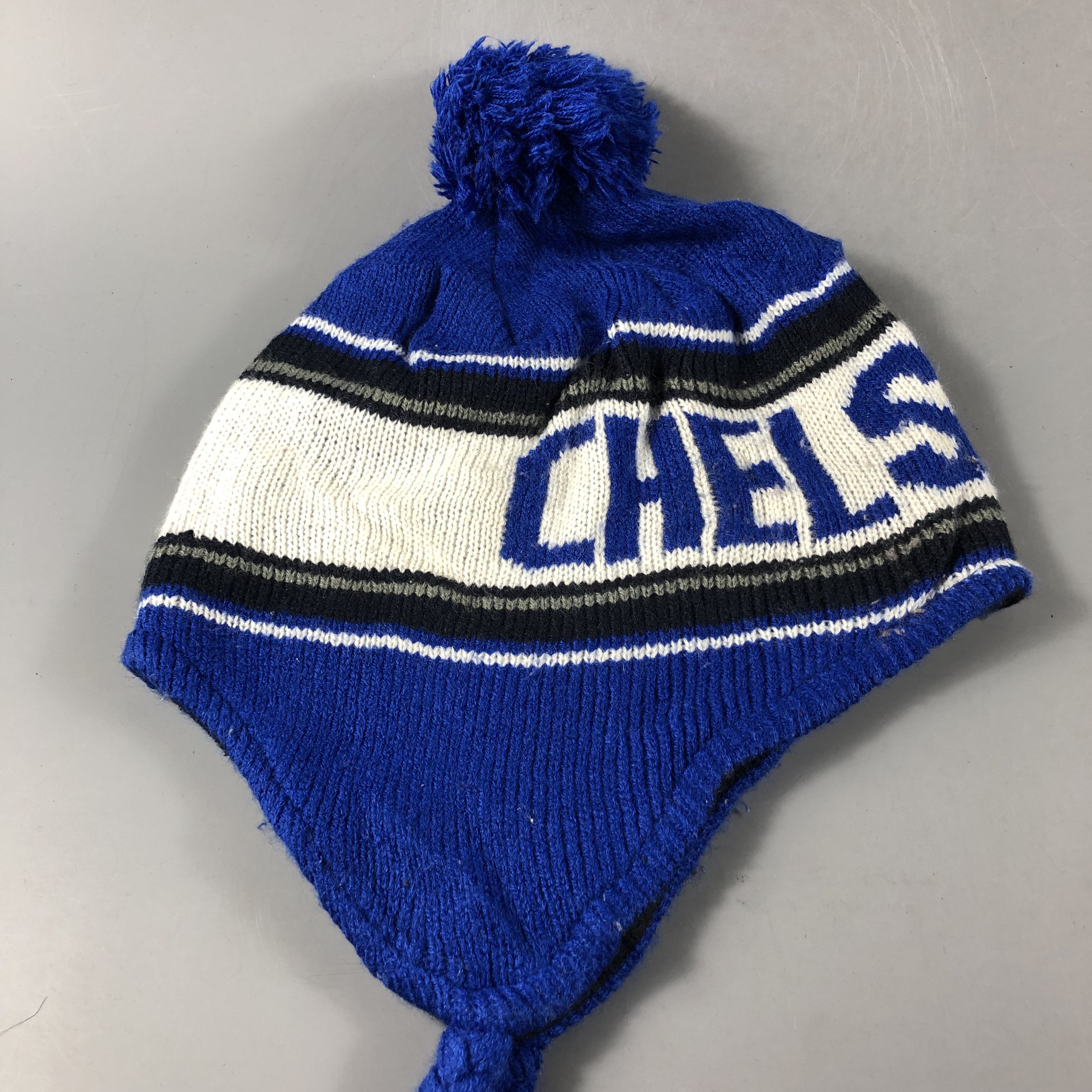 Chelsea Soccer Chelsea FC Ushanka Earflap Beanie Snow Hat Snow Cap B513 Size ONE SIZE - 6 Thumbnail