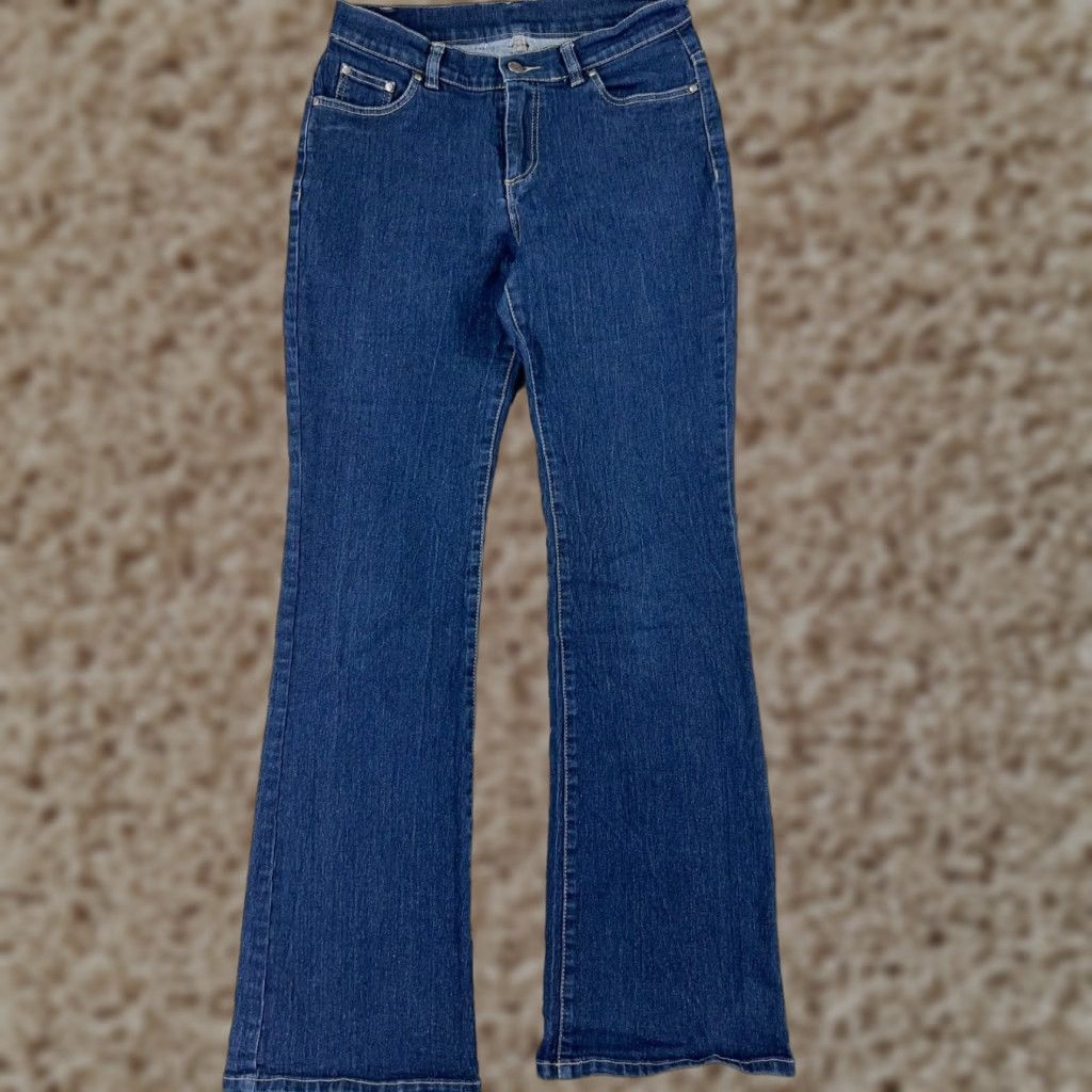 Jockey Jockey Jeans Blue Denim Bootcut Mid Rise 26x30 26 Women Pants Regular 5-Pocket Cotton Blend - Vintage? No Size 26" / US 2 / IT 38 - 1 Thumbnail