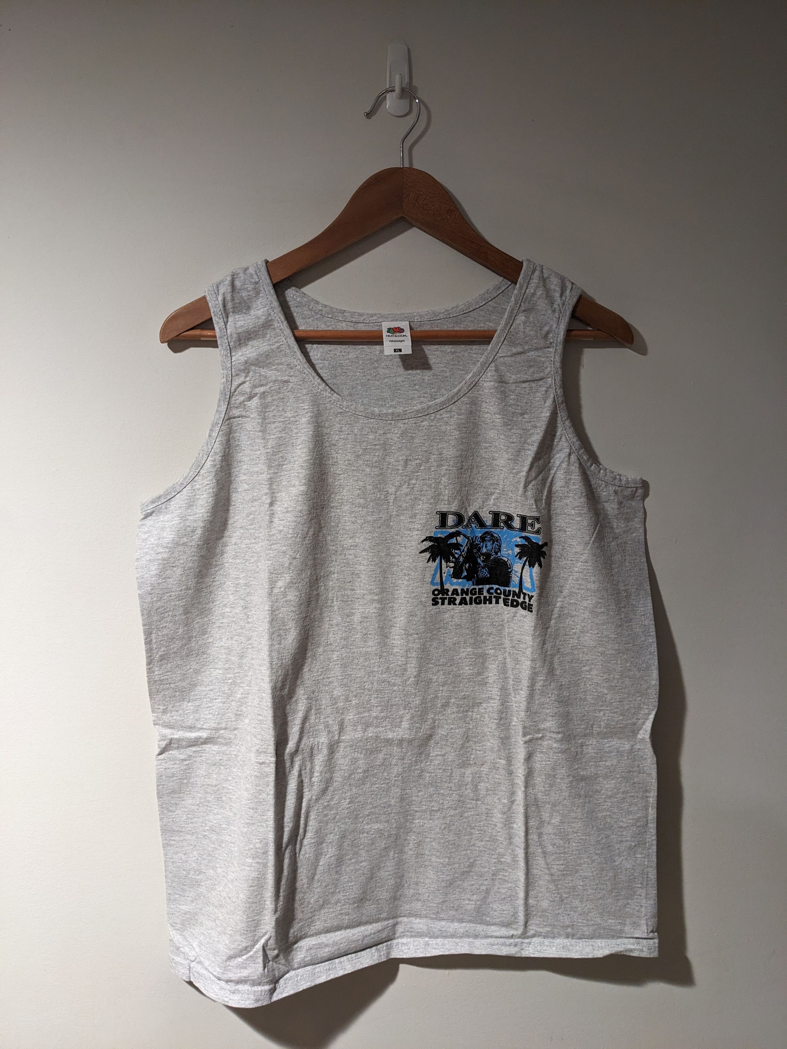 Band Tees × Fruit Of The Loom Dare Orange County Straight Edge Revelation Record Tank Top Size US XL / EU 56 / 4 - 3 Thumbnail