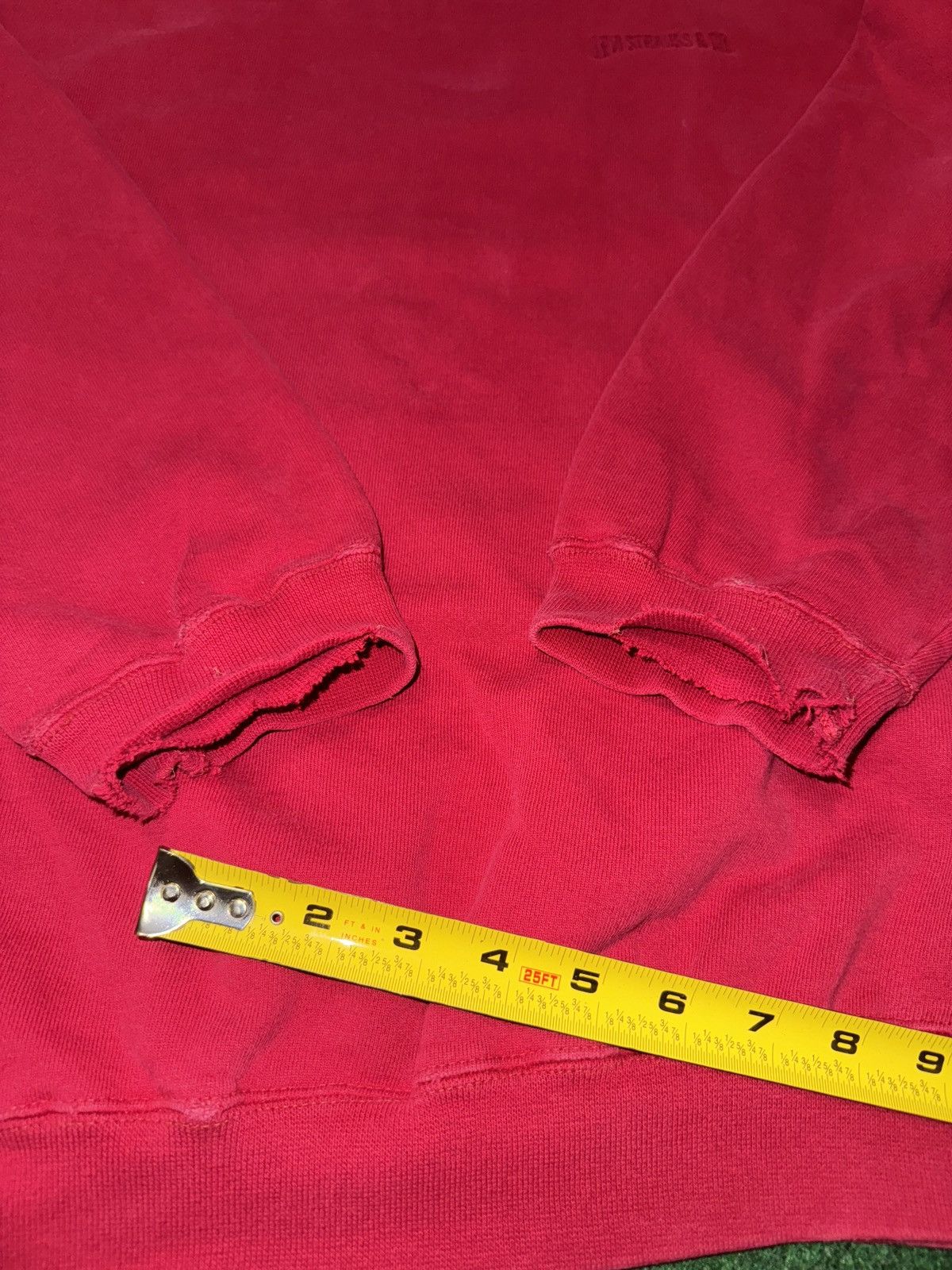 Levi's Vintage Clothing Vintage 90s Levi’s Strauss Red Minimalist XL Sweatshirt Size US XL / EU 56 / 4 - 7 Thumbnail