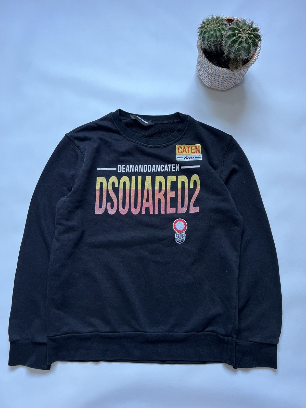 Dsquared2 DsQuared2 Black Sweatshirt Size US M / EU 48-50 / 2 - 1 Thumbnail