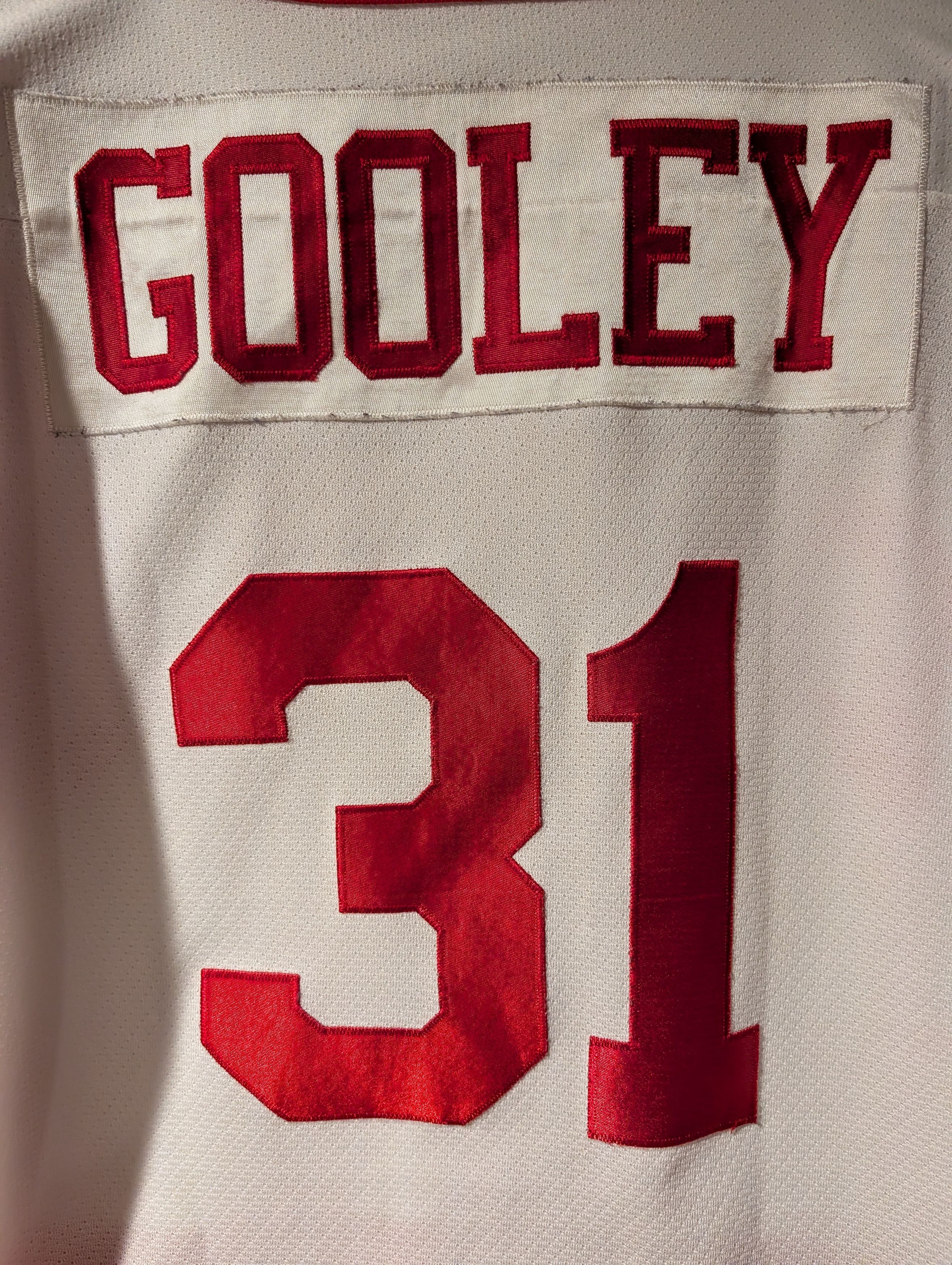 NCAA Vintage 90s Cornell University Gooley YOUTH Hockey Jersey Size US M / EU 48-50 / 2 - 5 Thumbnail