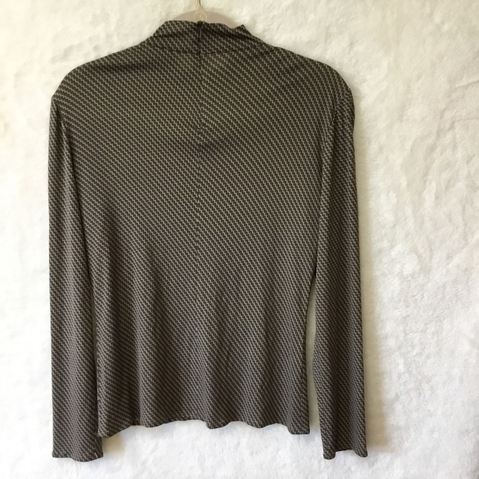 Other Unite! Olive Green Pattern Long Sleeve Top Size M / US 6-8 / IT 42-44 - 8 Thumbnail