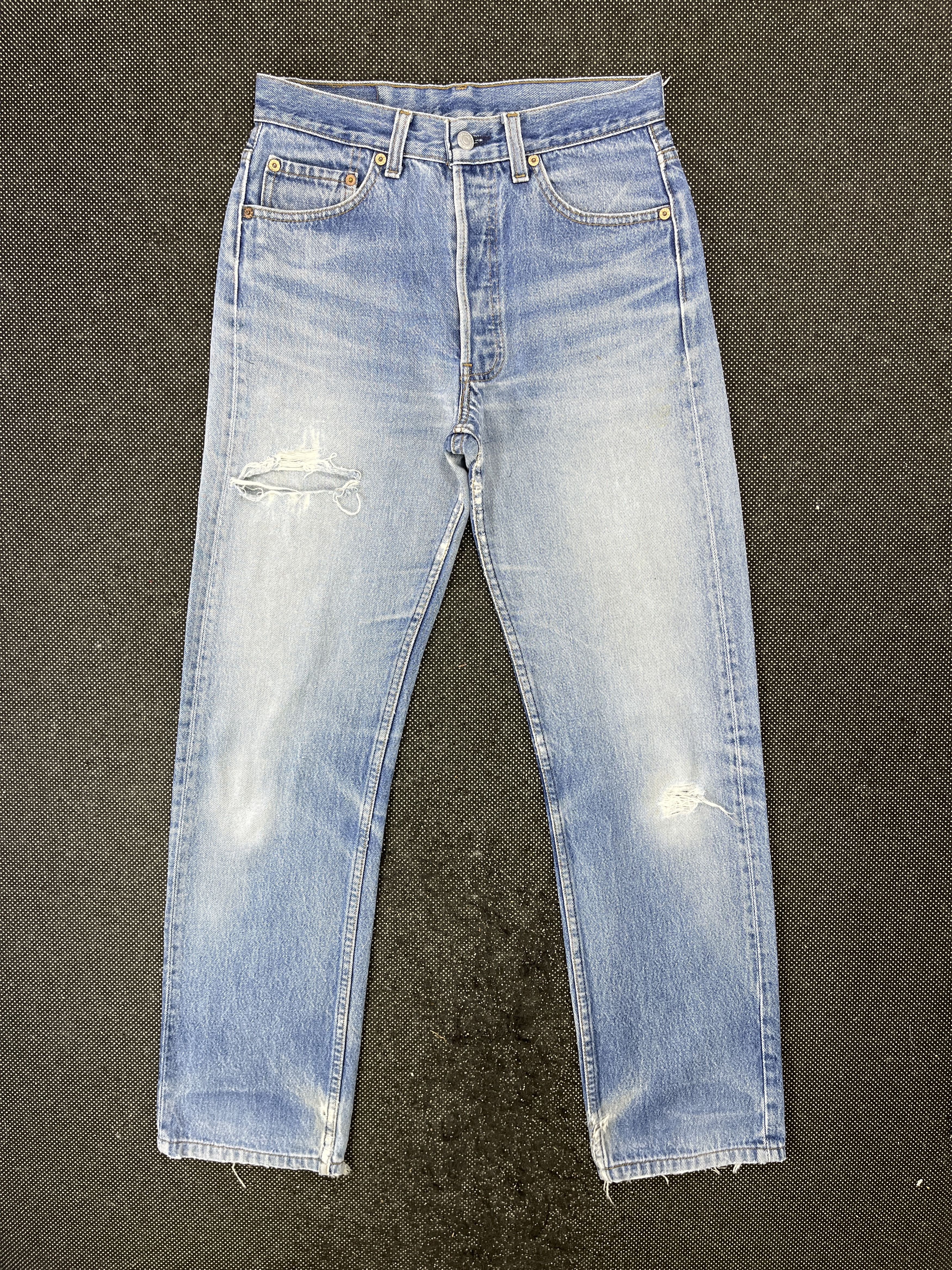 Levi's 90's Vintage Levis 501 Distressed Jeans- Jk07 Size US 28 / EU 44 - 1 Thumbnail