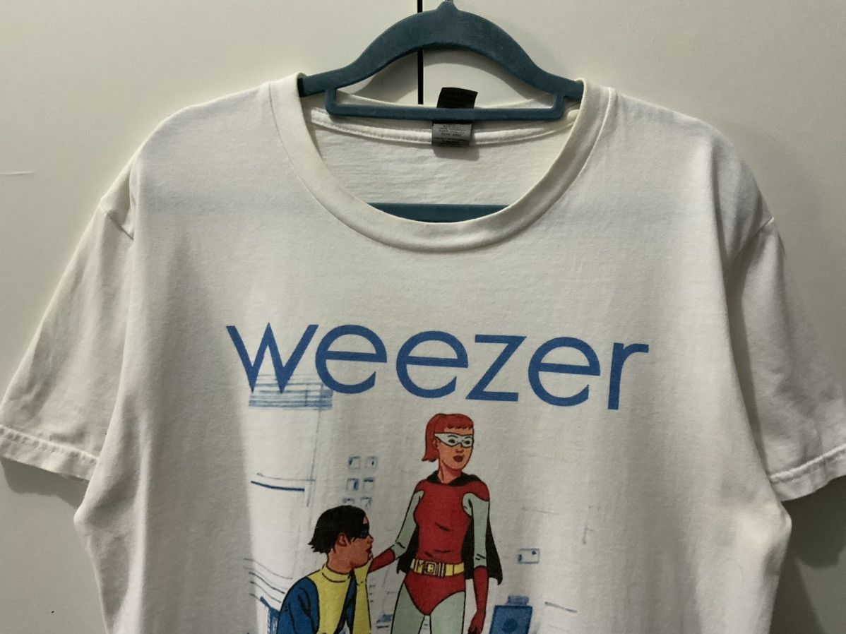 Band Tees Weezer White Band Tee Size US M / EU 48-50 / 2 - 3 Thumbnail