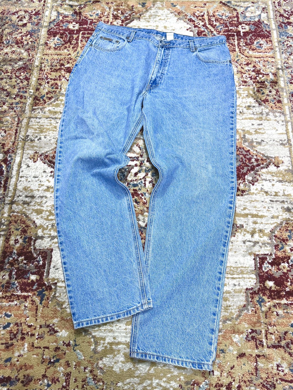 Calvin Klein × Palace CK1 BAGGY JEAN TINTED SANDSTONE INDIGO