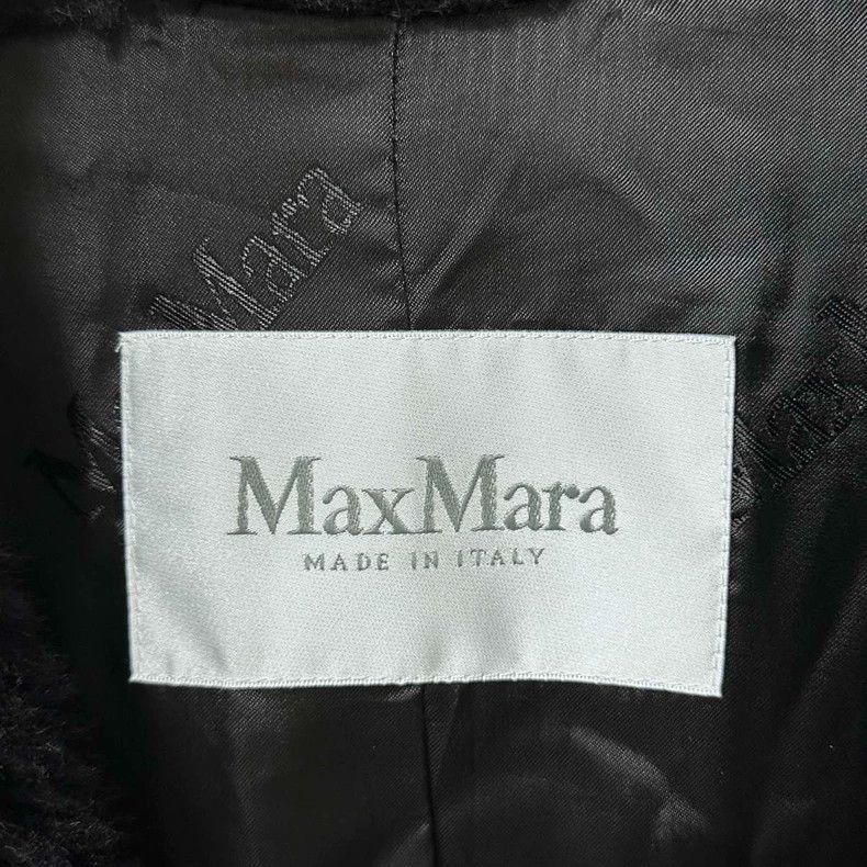 Max Mara Max Mara New Black Teddy Coat Size XS / US 0-2 / IT 36-38 - 4 Thumbnail