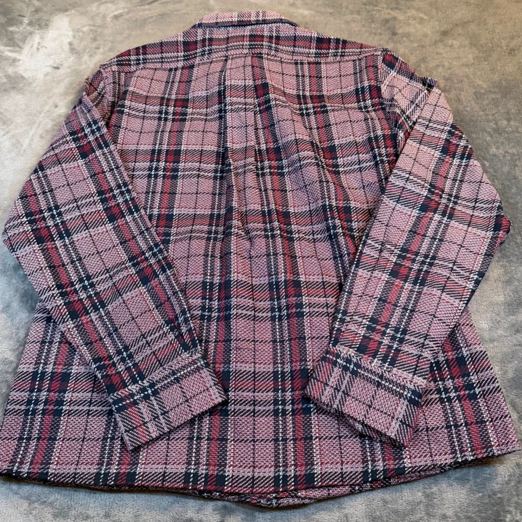 Vintage VINTAGE ROWM Taos Canyon Heavyweight Plaid Cotton Flannel Shirt Jacket Mens Large NWT Size US L / EU 52-54 / 3 - 4 Thumbnail
