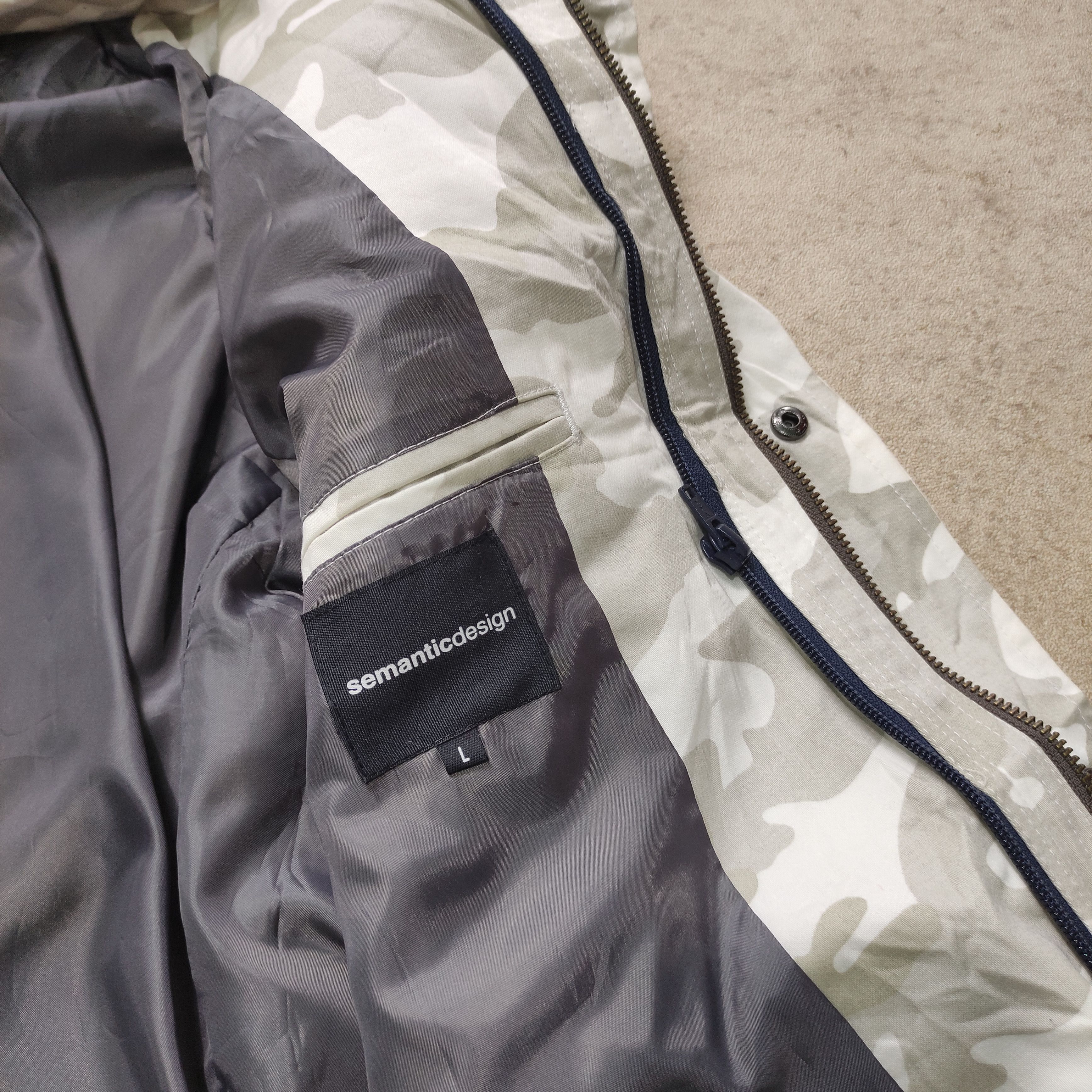 Tornado Mart Semantic Design Fur Jacket Camo 2000s Size US L / EU 52-54 / 3 - 12 Thumbnail