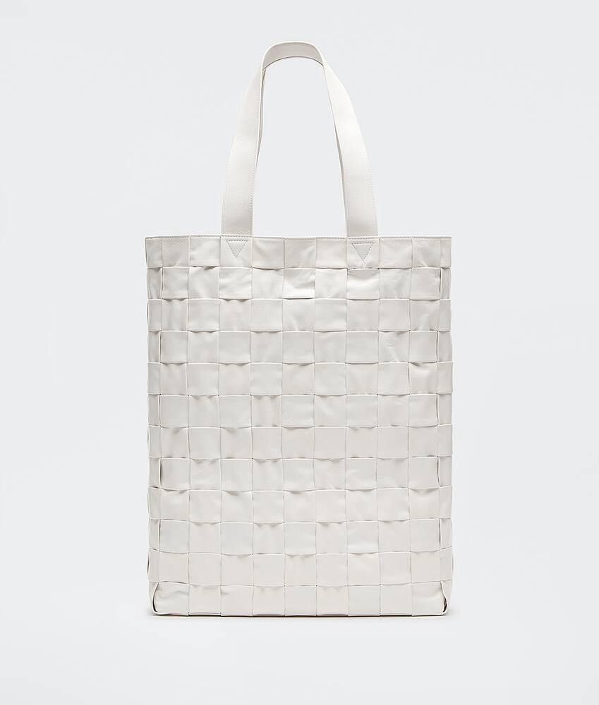 Bottega Veneta 🔥$6K VALUE🔥 Leather Cassette Tote Bag in white Size ONE SIZE - 1 Thumbnail