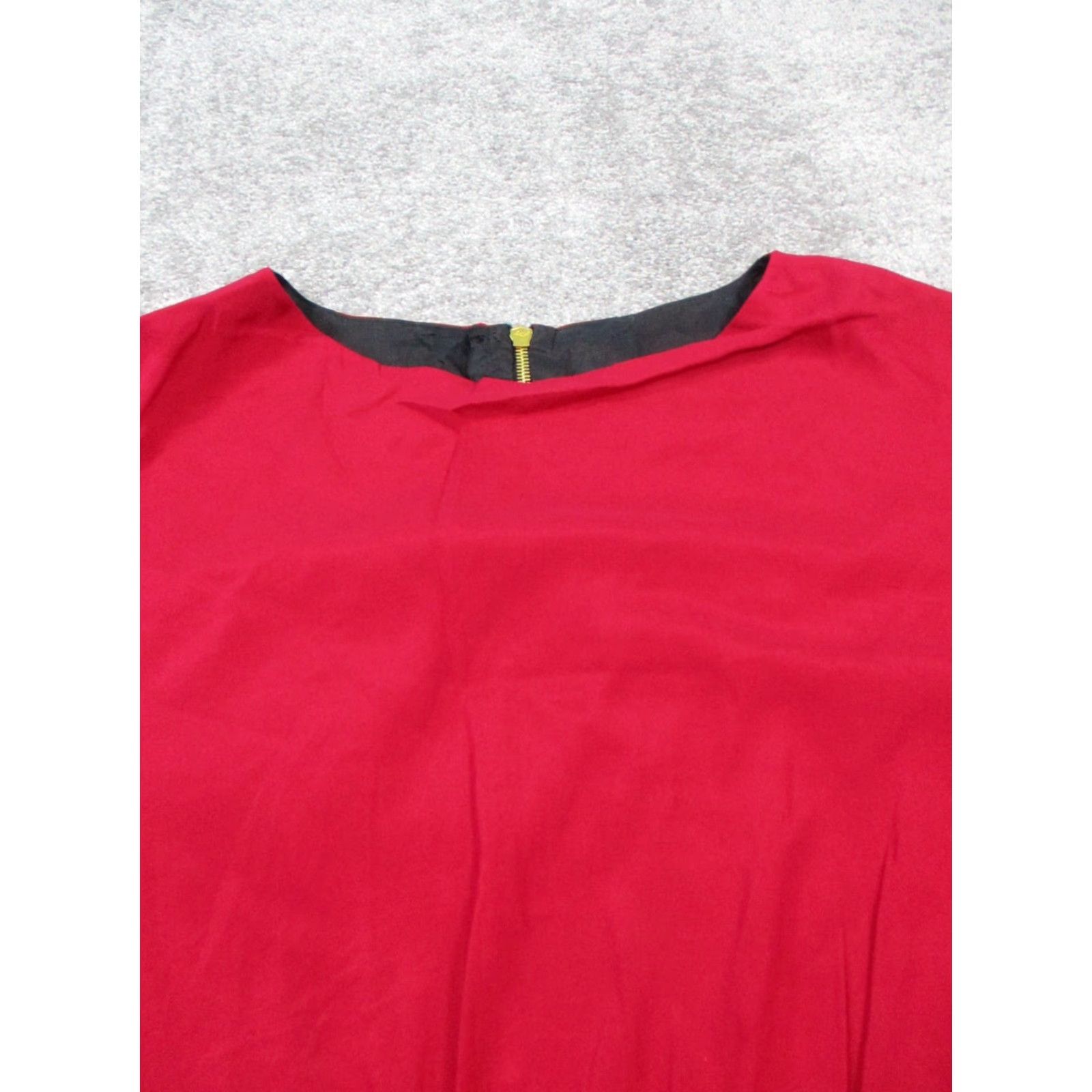 Rag & Bone rag & bone Dress Womens 8 Red Silk Blouson - Vintage? No Size M / US 6-8 / IT 42-44 - 2 Thumbnail
