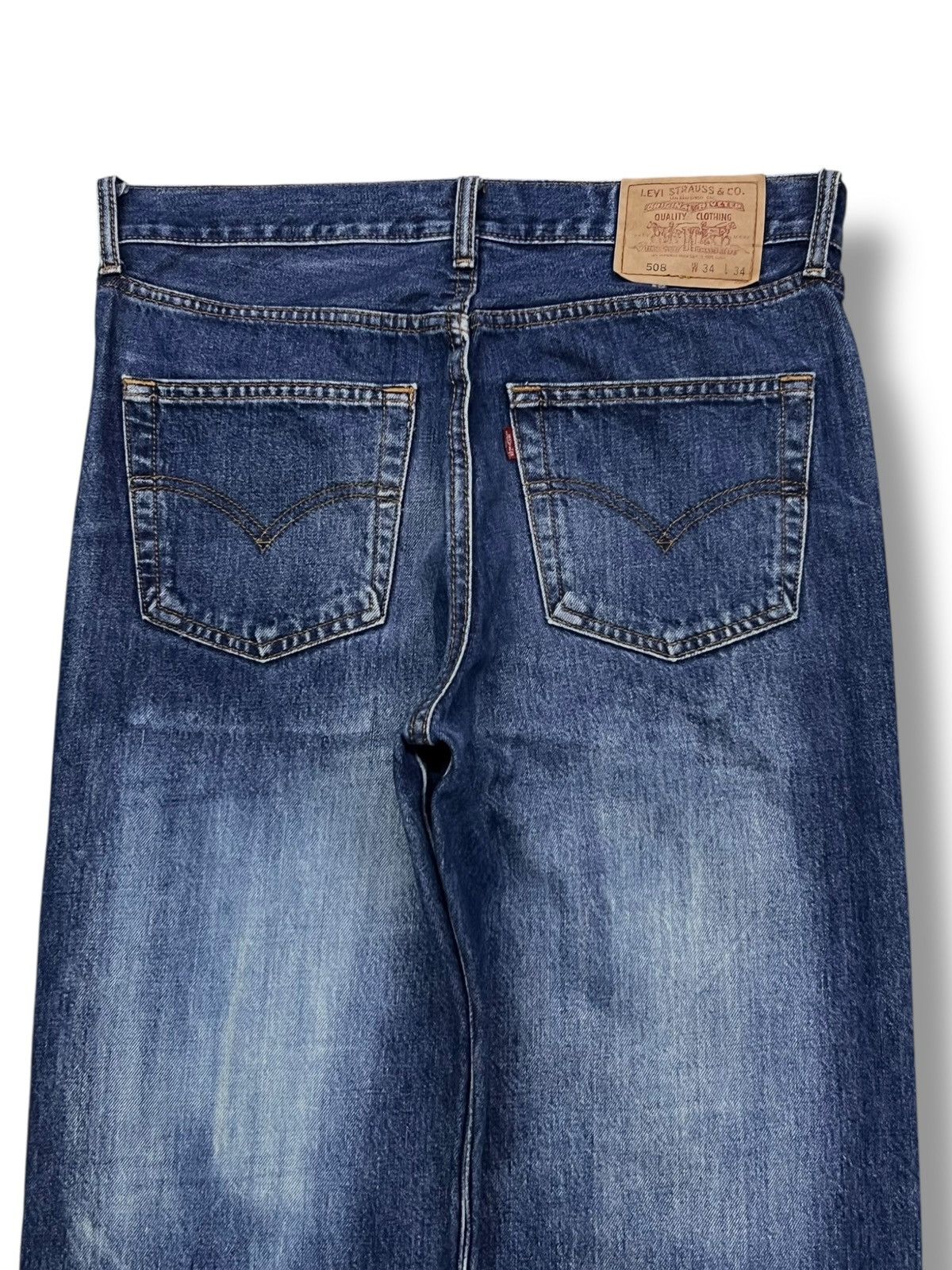Levi's Baggy Vintage 00s Levi’s 508 Japan - Faded Wash Jeans Size US 34 / EU 50 - 5 Thumbnail