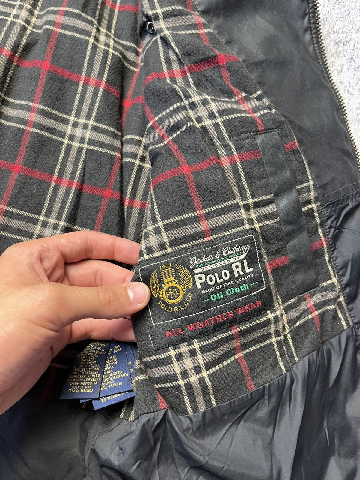 Polo Ralph Lauren Polo Ralph Lauren Double Riders Oiled Leather Jacket Size US S / EU 44-46 / 1 - 19 Thumbnail