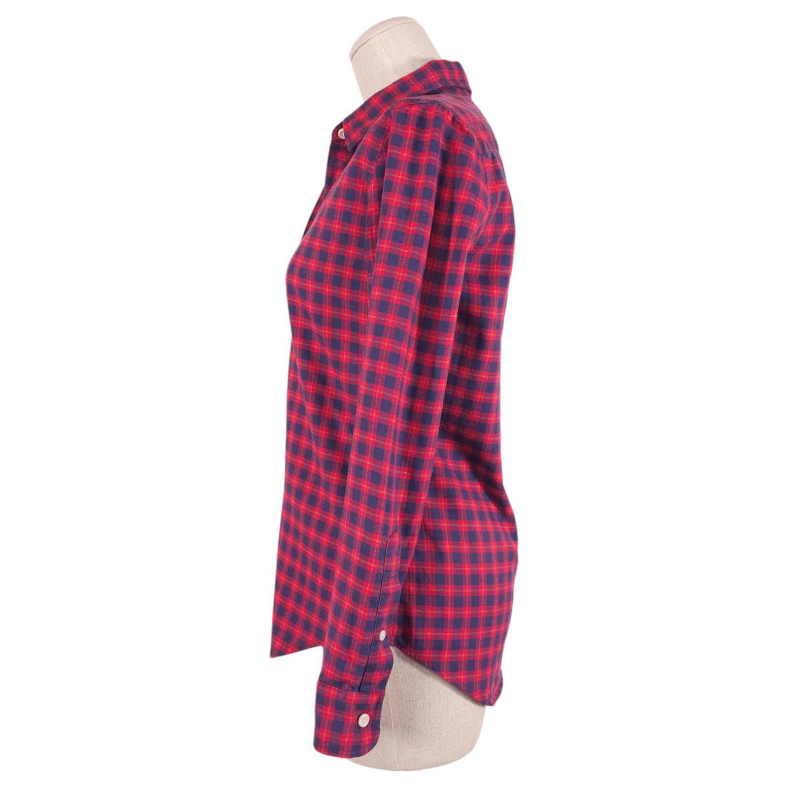 Taylor Stitch Taylor Stitch Women's Button Down Shirt Red Plaid XS Size XS / US 0-2 / IT 36-38 - 2 Thumbnail