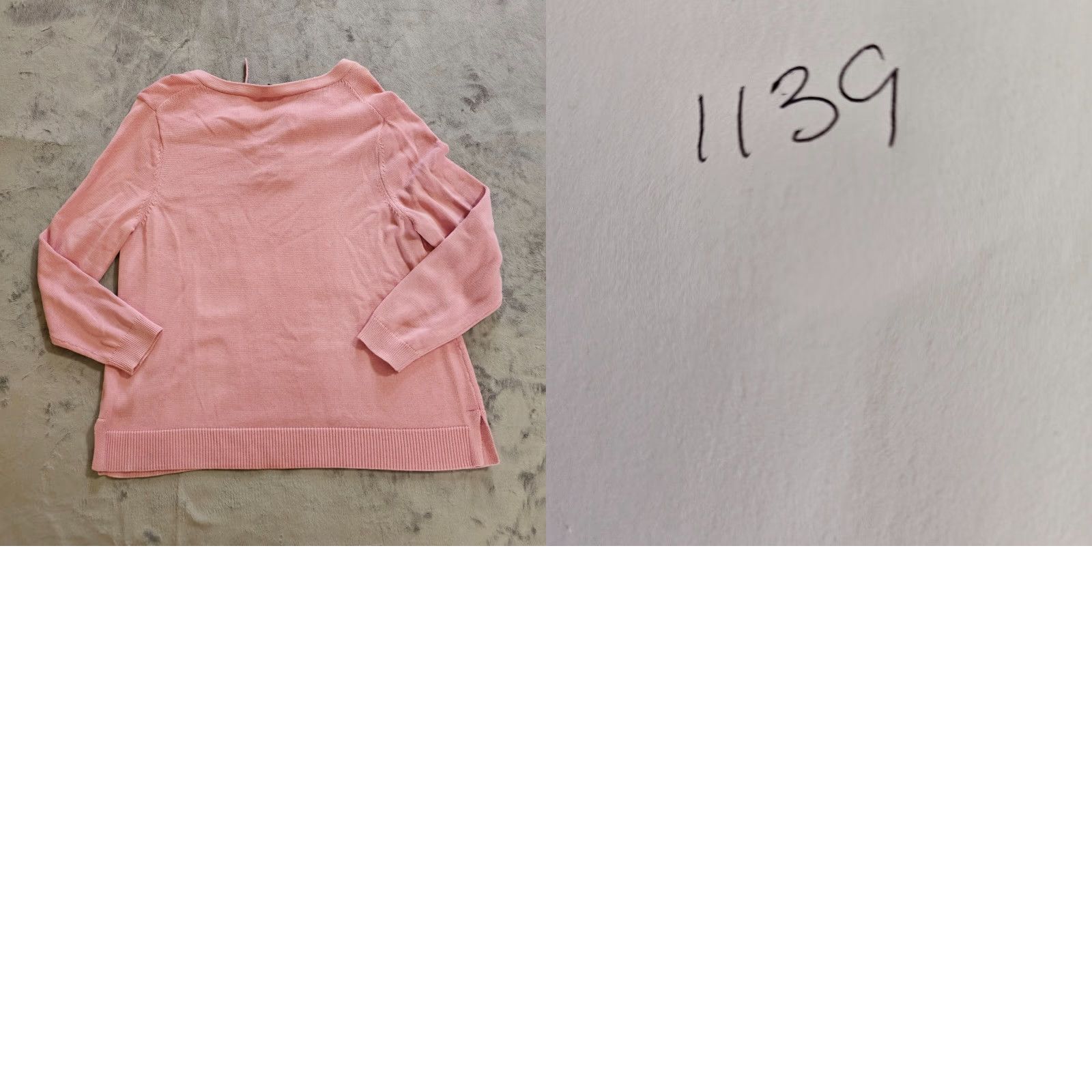 Talbots Talbots Sweater Top Women XL Petite Pink Long Sleeve V-Neck Lace Up Casual Chic Size XL / US 12-14 / IT 48-50 - 8 Thumbnail