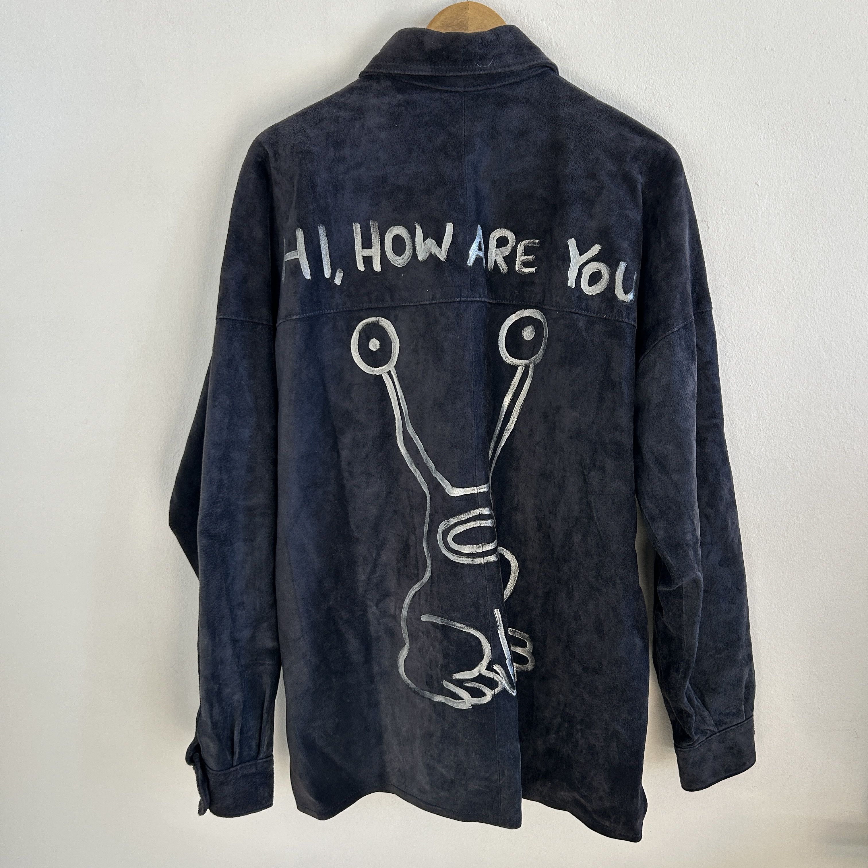 Custommade Vintage Custom Alien Navy Suede Jacket Coat Size M / US 6-8 / IT 42-44 - 9 Thumbnail