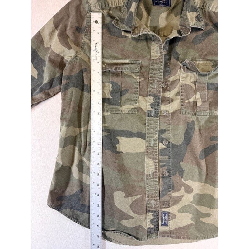 Abercrombie & Fitch Abercrombie & Fitch Camo Utility Shirt Jacket –Women’s Small Size S / US 4 / IT 40 - 7 Thumbnail