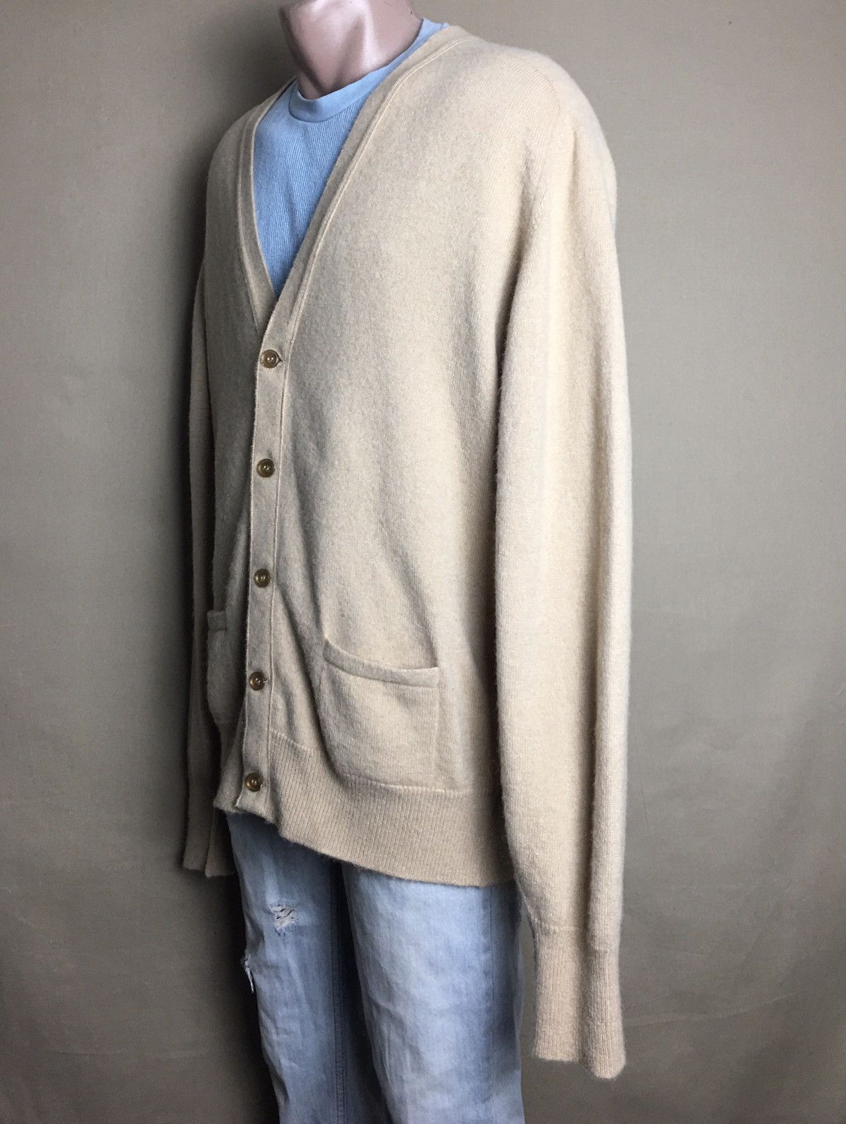 William Lockie William Lockie Scotland Camelhair Cardigan Sweater 44” 112cm Size US L / EU 52-54 / 3 - 3 Thumbnail