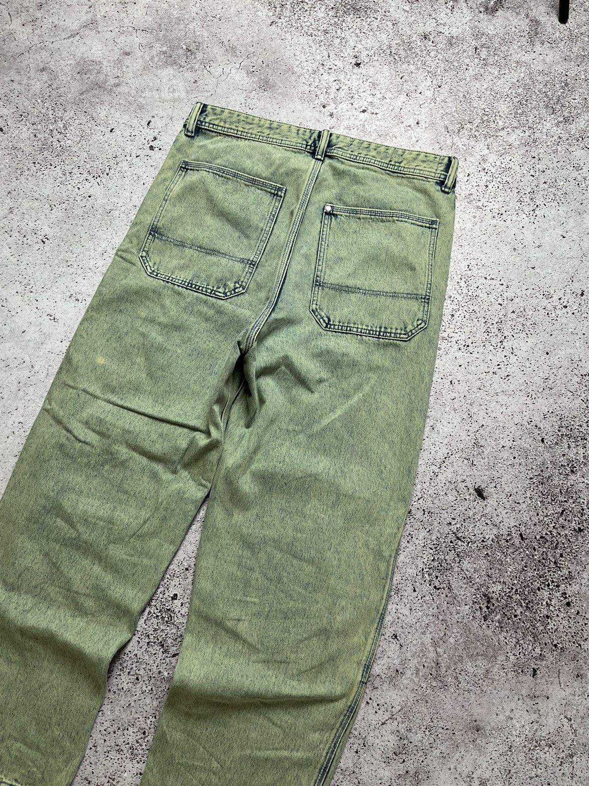 Vintage 👖🐉Vintage Double Knee Jeans Distressed Jeans Size US 32 / EU 48 - 6 Thumbnail