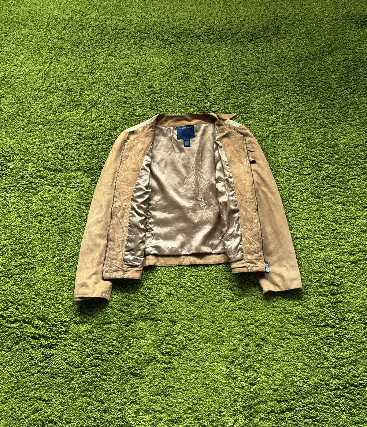 Cavalli Class × Just Cavalli × Roberto Cavalli Cavalli class 2000s vintage suede leather patchwork jacket Size M / US 6-8 / IT 42-44 - 2 Thumbnail