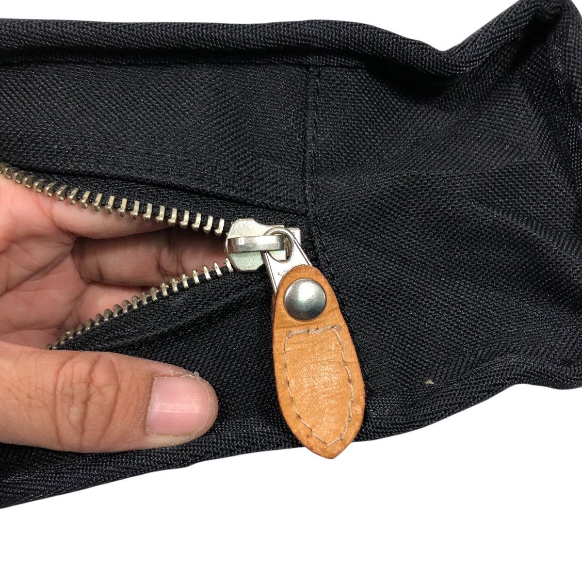Jean Charles De Castelbajac 📌Rich Black Vintage Pouch Bag Leather Hand Castelbajac Size ONE SIZE - 14 Thumbnail