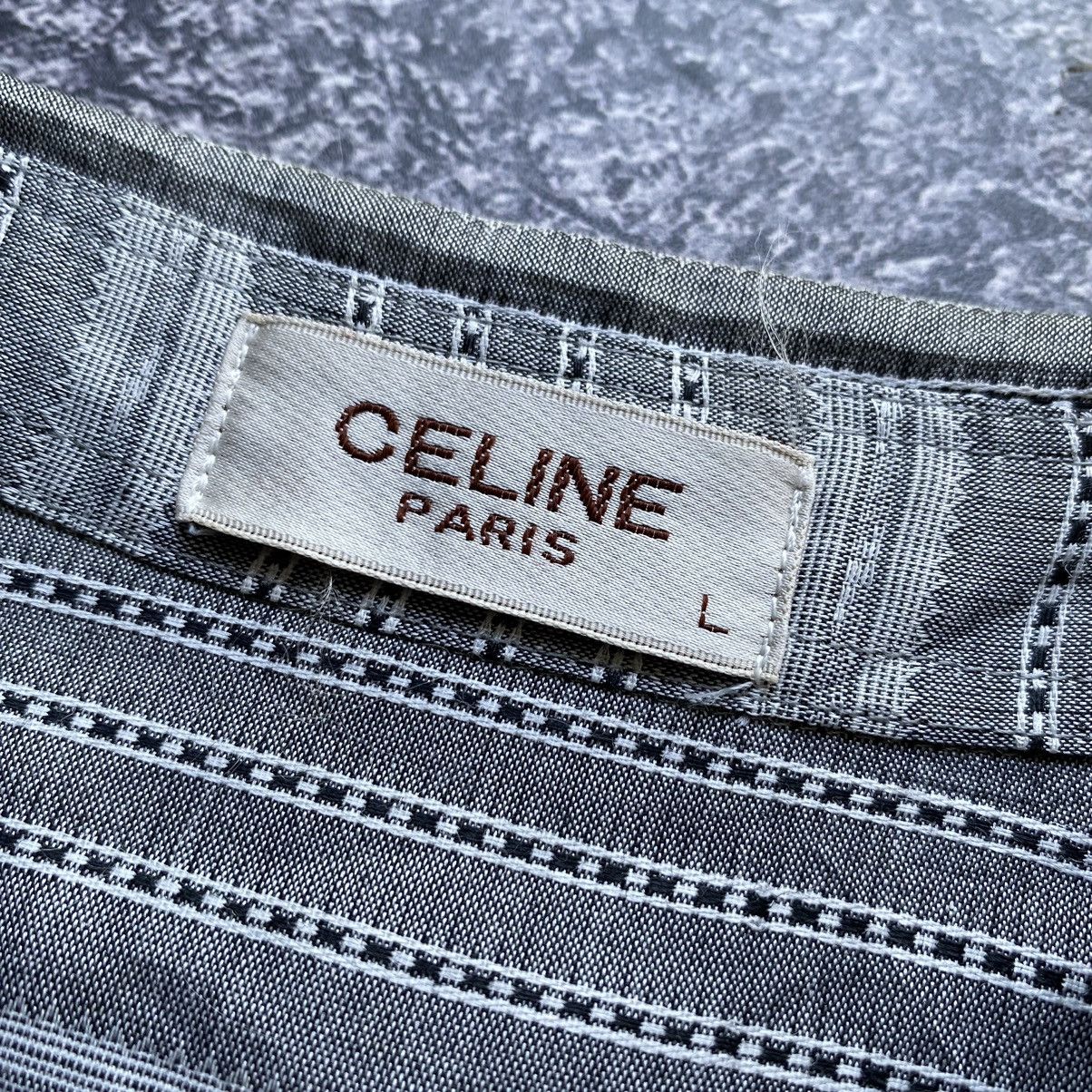 Celine CELINE Vintage Shirt Size US L / EU 52-54 / 3 - 6 Thumbnail
