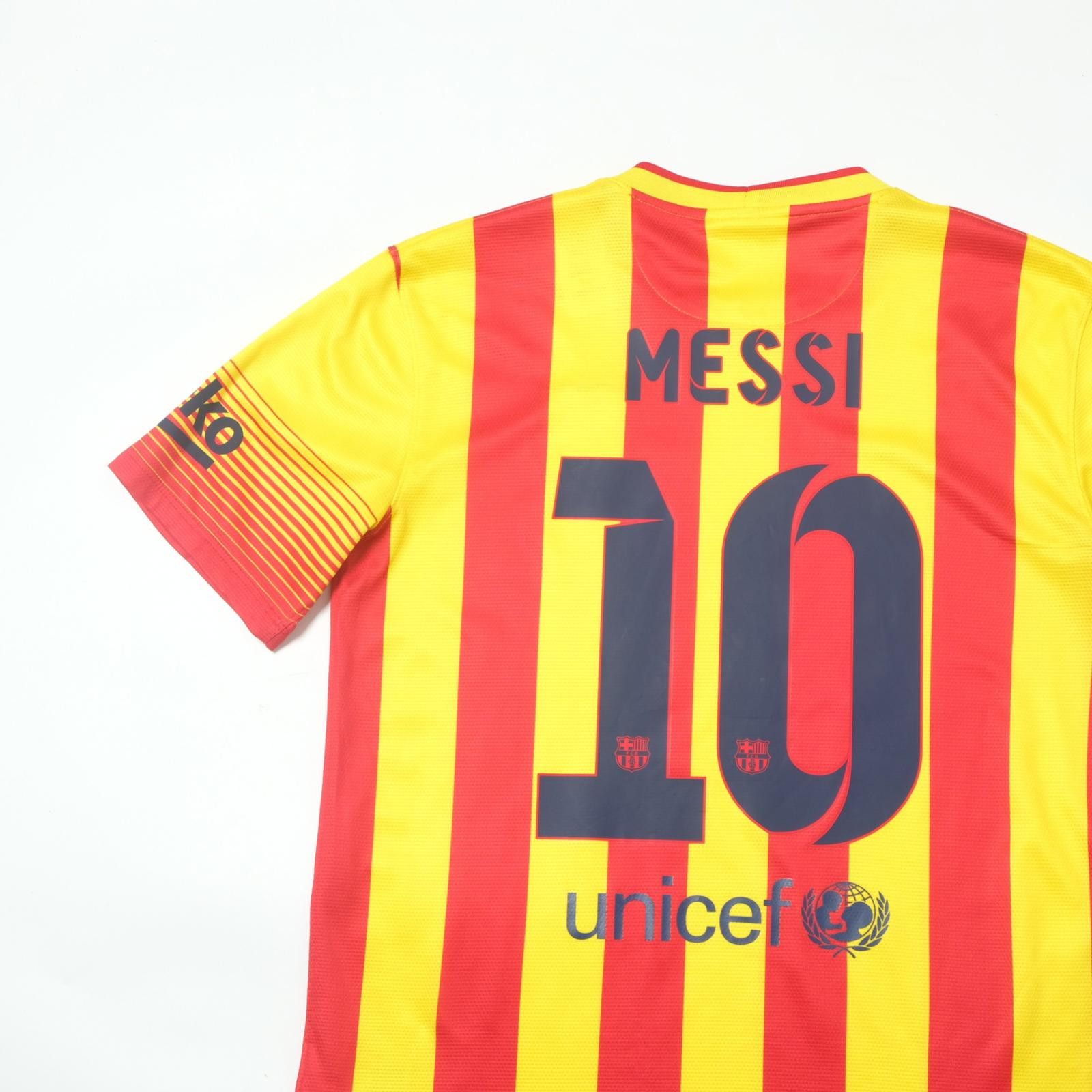 Nike 2013/14 Barcelona Away Shirt Nike Messi (M/L) Size US M / EU 48-50 / 2 - 4 Thumbnail