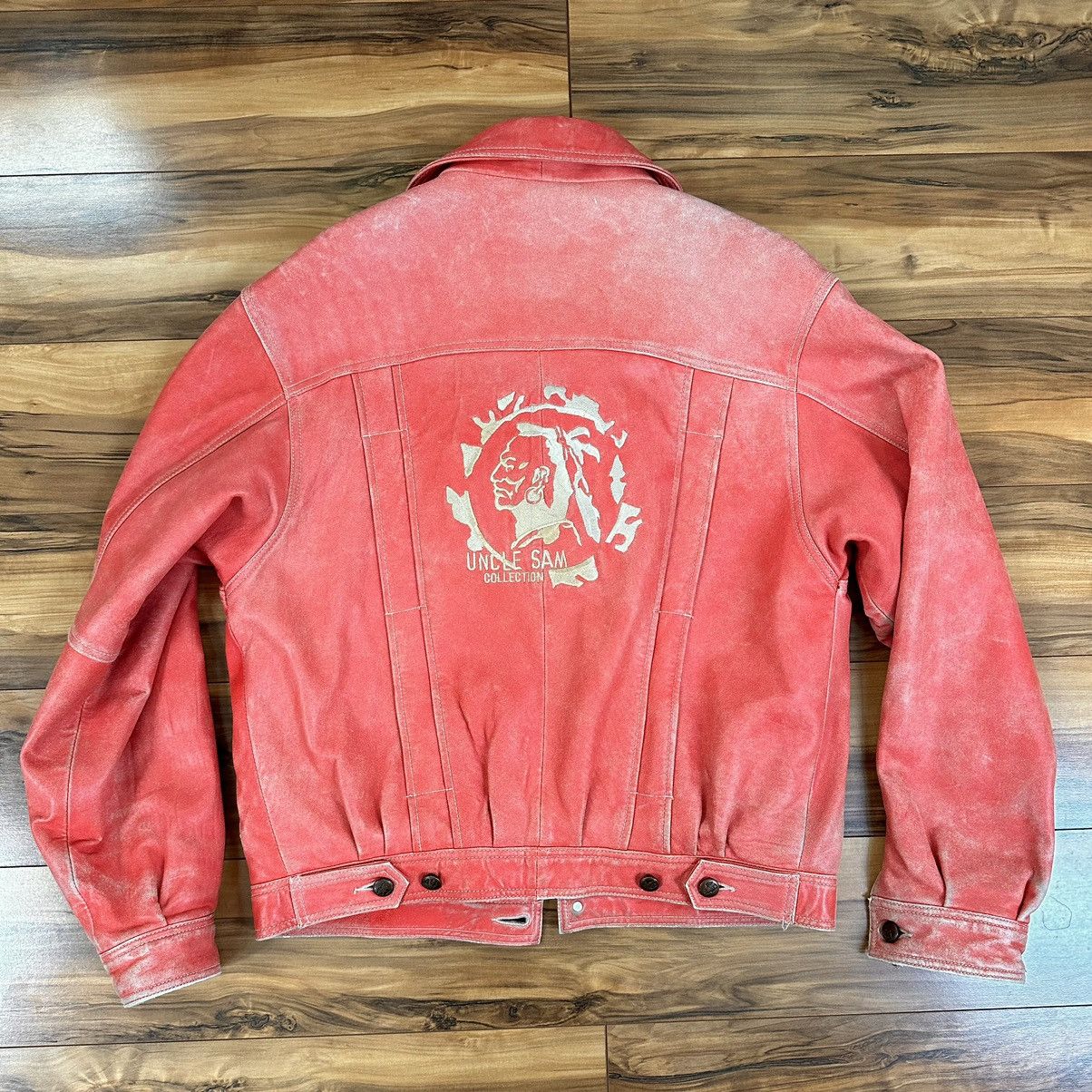 Vintage Rare Vintage Leather Jacket Size US M / EU 48-50 / 2 - 2 Thumbnail